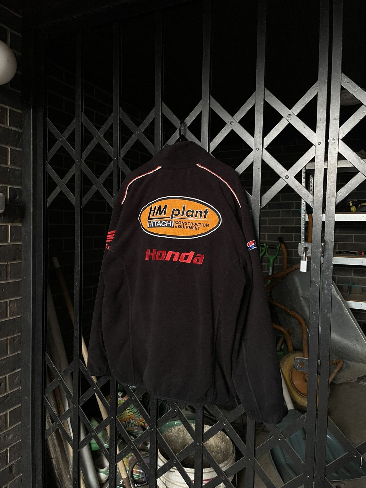 Honda Vintage Japanese Honda Racing Fleece Zip Jacket Size US XL / EU 56 / 4 - 8 Thumbnail