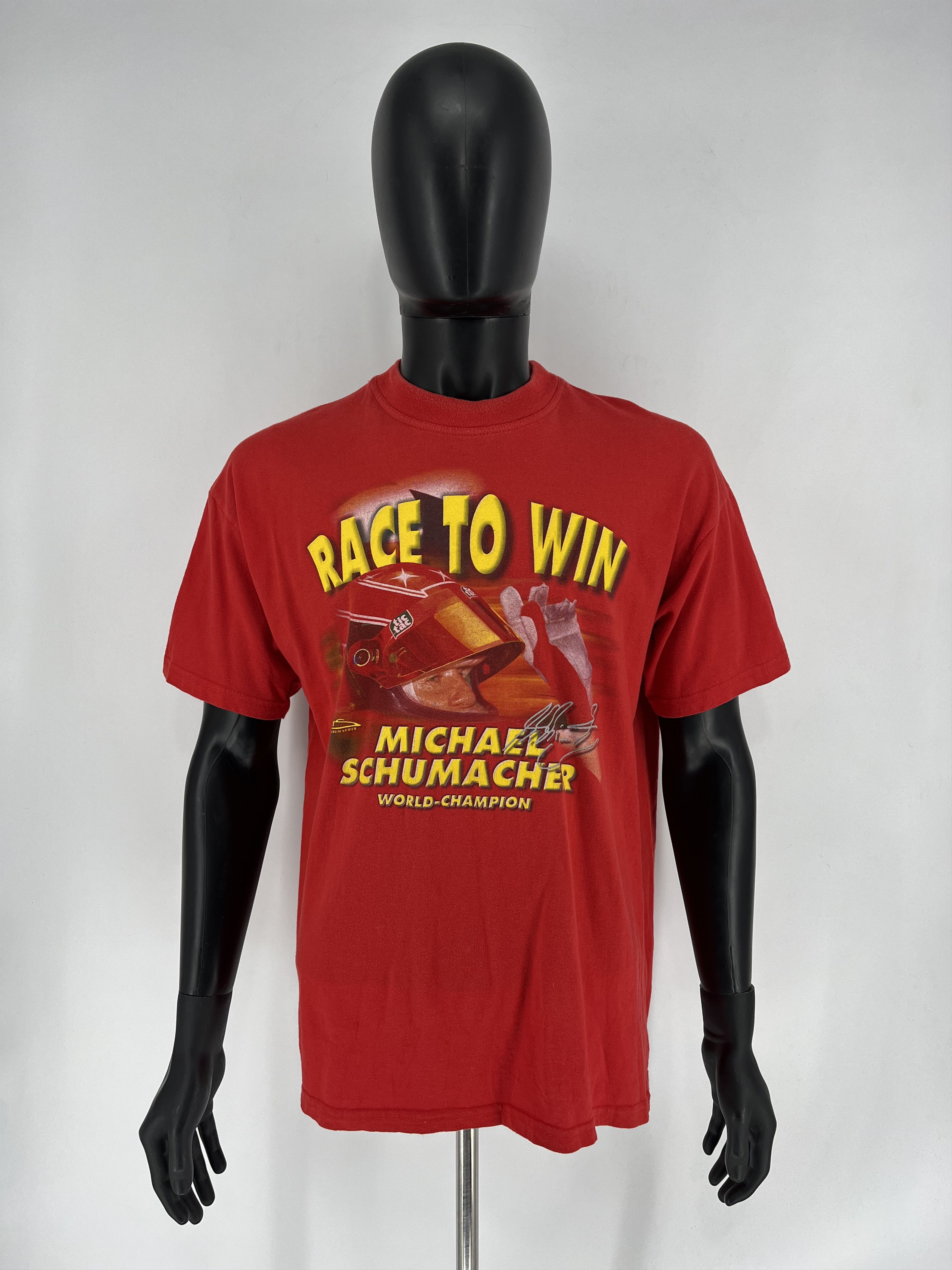 Formula 1 × Vintage Michael Schumacher Race To Win World Champion Shirt Size US M / EU 48-50 / 2 - 2 Thumbnail