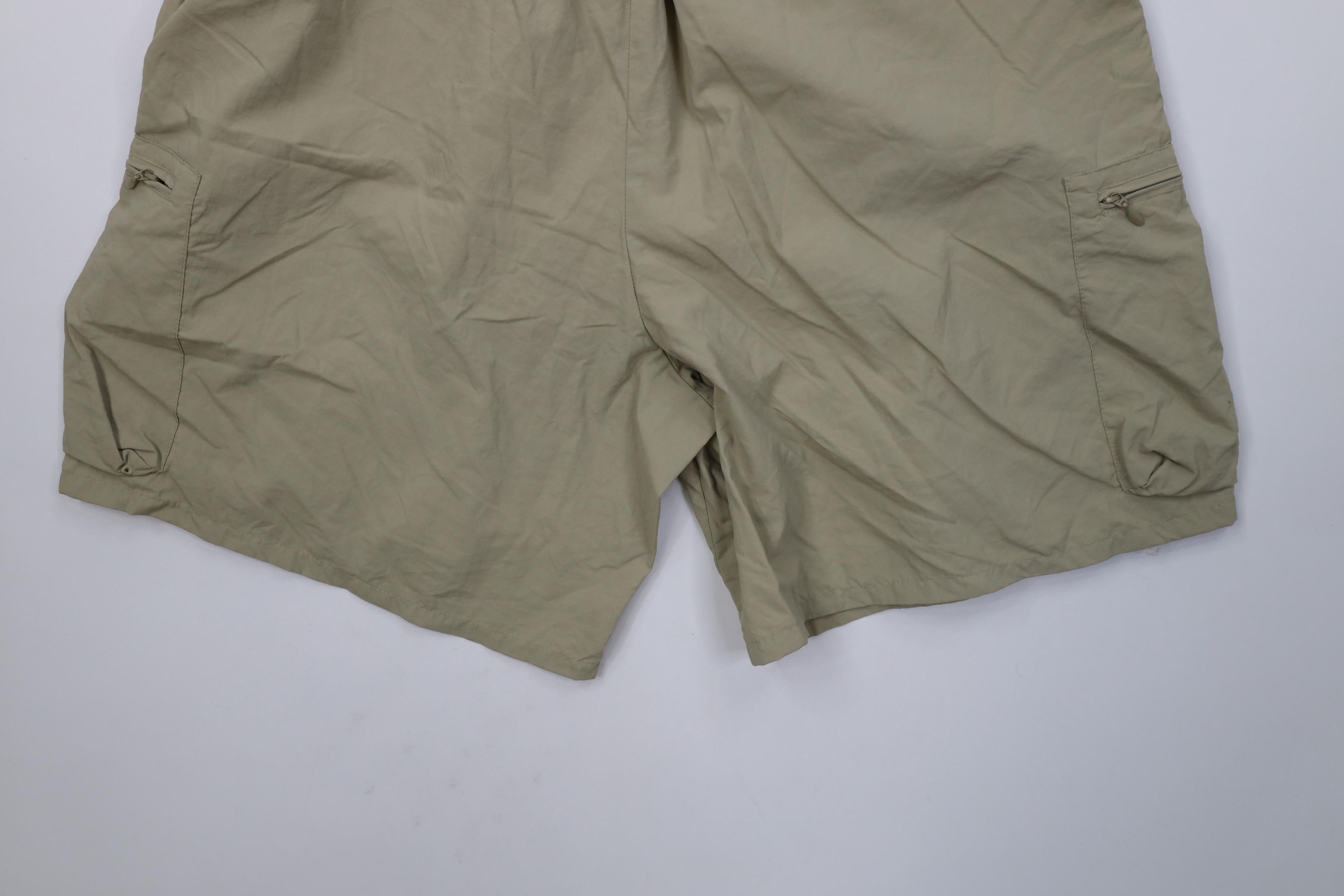 Columbia Vintage Y2K Columbia Lined Belted Above Knee Cargo Shorts Size US 36 / EU 52 - 11 Thumbnail