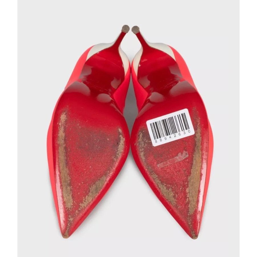 Christian Louboutin Christian Louboutin So Kate Pink Leather Pumps Sz.37.5 Size US 6 / IT 36 - 5 Thumbnail