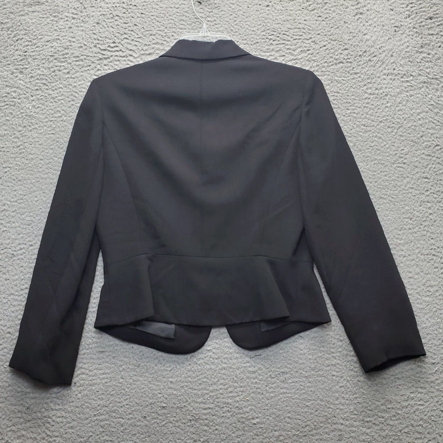 Evan Picone Evan Picone Blazer Jacket Womens Size 10 Black Single Breasted Peak Lapel Formal Jacket Size L / US 10 / IT 46 - 2 Thumbnail