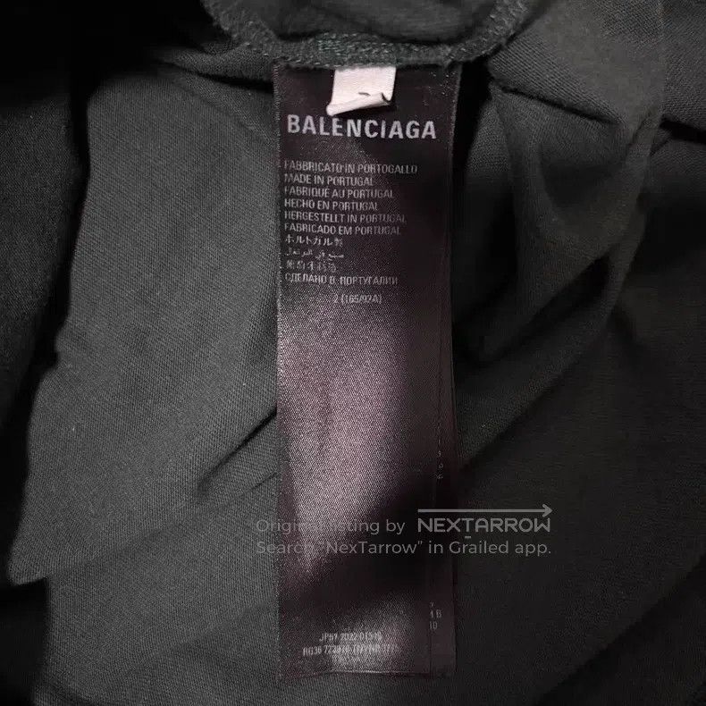 Balenciaga Balenciaga Brand Logo Letter Embroidered Round Neck Short Size US M / EU 48-50 / 2 - 4 Thumbnail