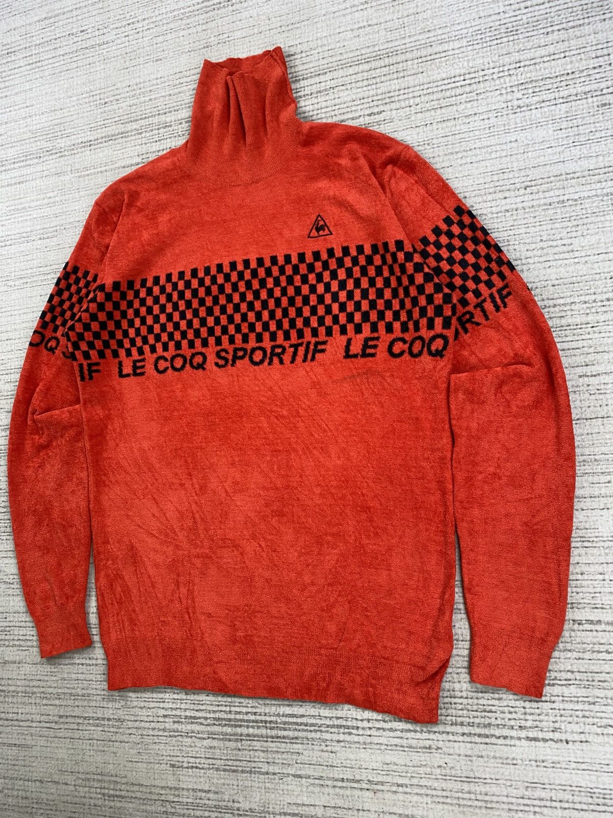 Japanese Brand × Le Coq Sportif × Vintage Vtg Le Coq Sportif Golf Collection Longsleeve Sweatshirt Size US L / EU 52-54 / 3 - 4 Thumbnail