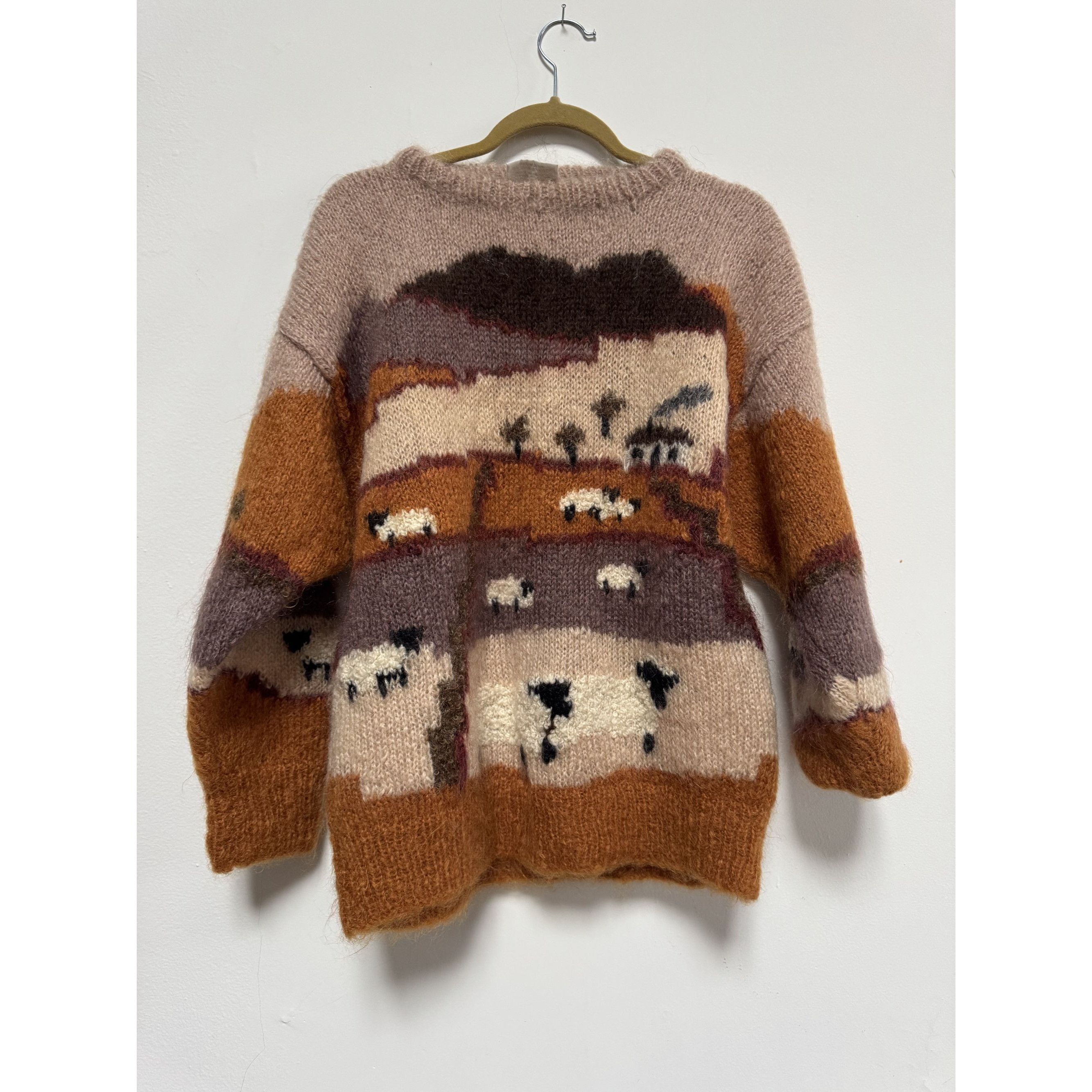 Vintage Vtg SELINA KNITWEAR Mohair Pastoral Farm Handmade Sweater En Size M / US 6-8 / IT 42-44 - 1 Thumbnail