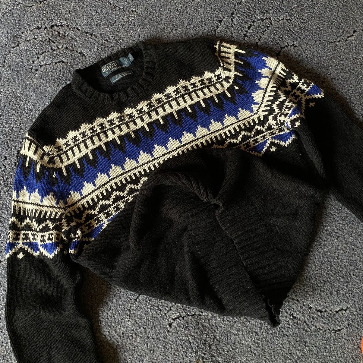 Polo Ralph Lauren RARE Hand Knitted Polo Ralph Lauren Sweater Size US M / EU 48-50 / 2 - 3 Thumbnail