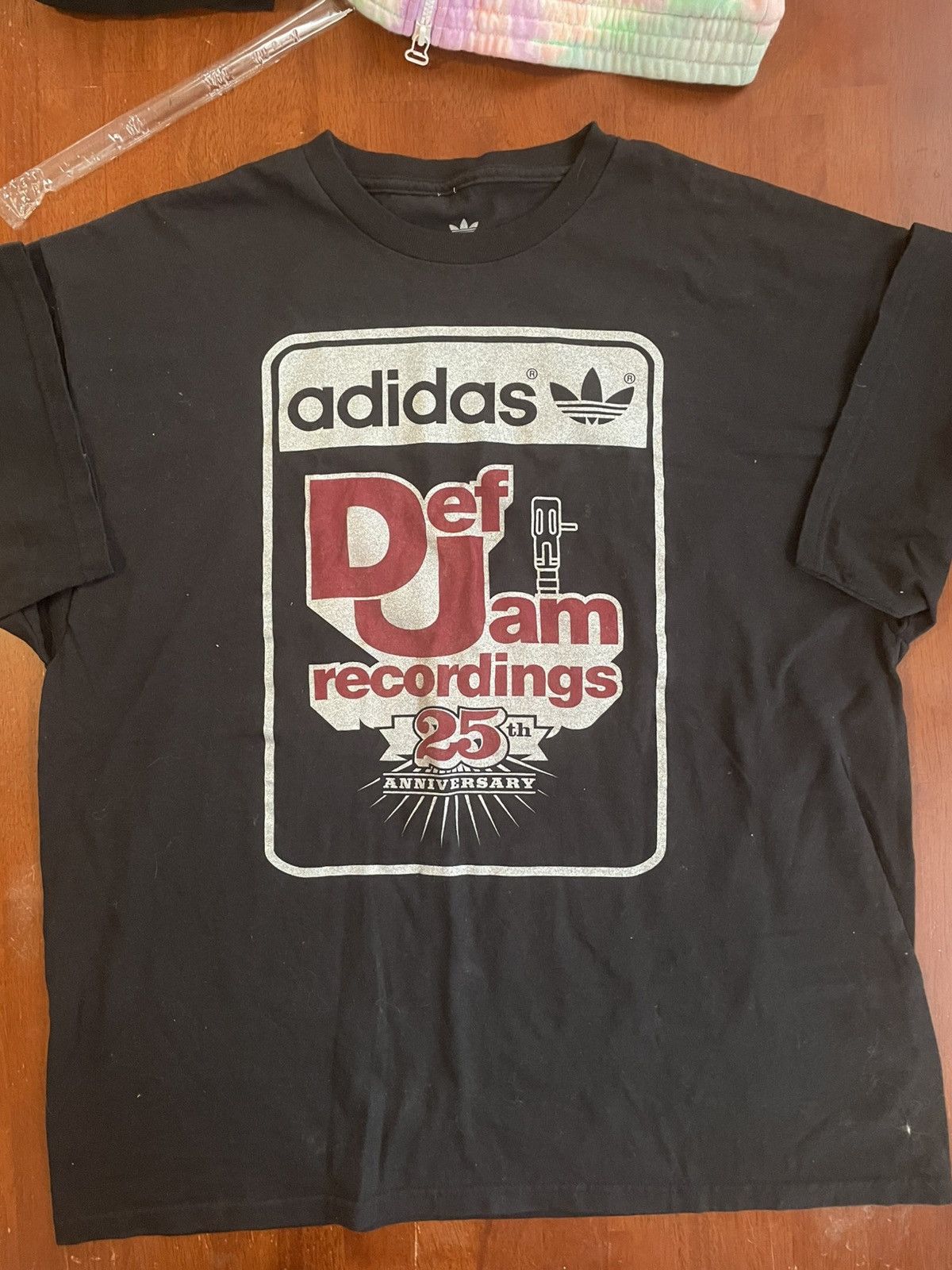 Adidas **Adidas x Def Jam 25th Anniversary T-Shirt - Size XL** Size US XL / EU 56 / 4 - 1 Thumbnail