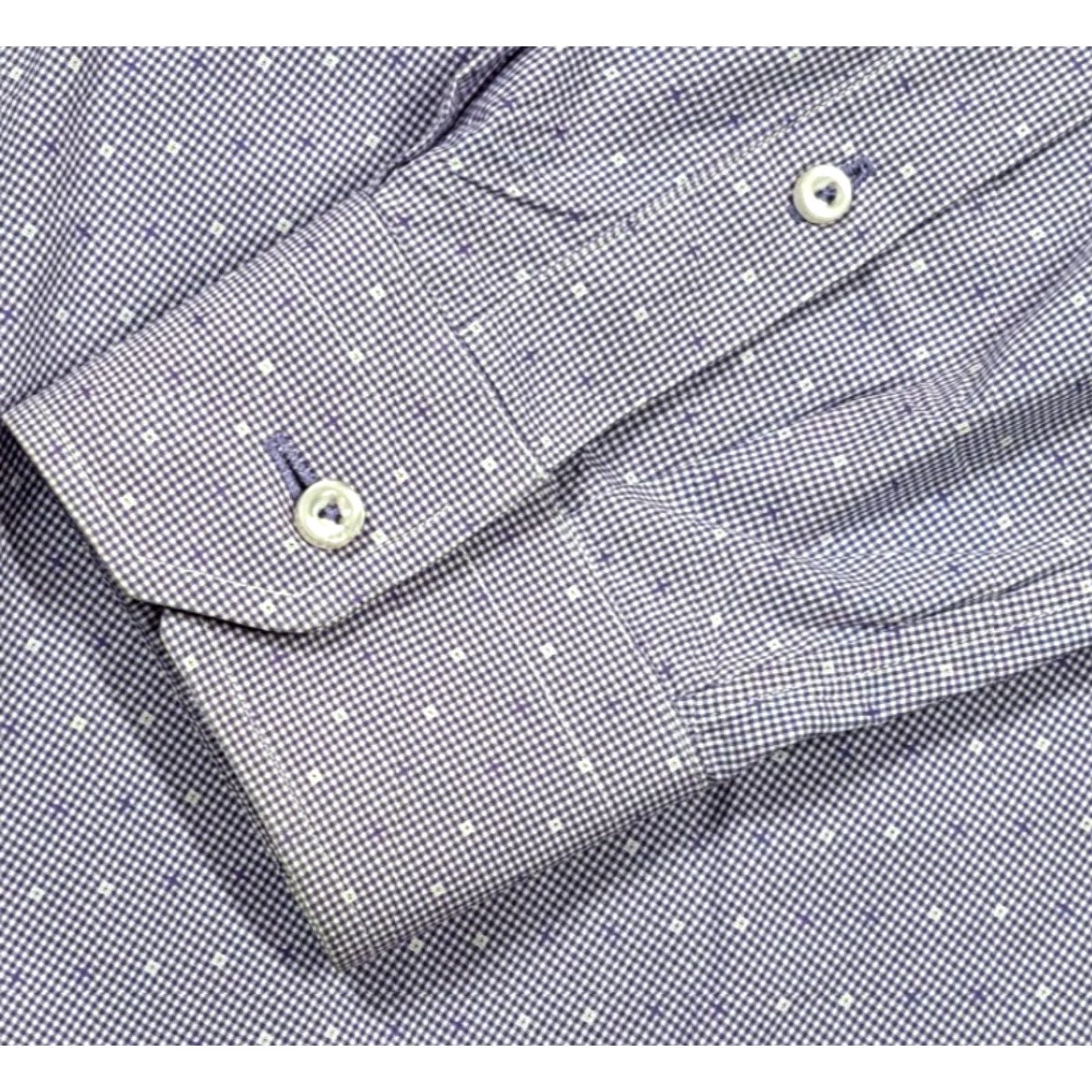 Robert Graham Robert Graham Long Sleeve Button Up Dress Shirt Purple Geometric Men L 42-16.5 Size US XL / EU 56 / 4 - 7 Thumbnail