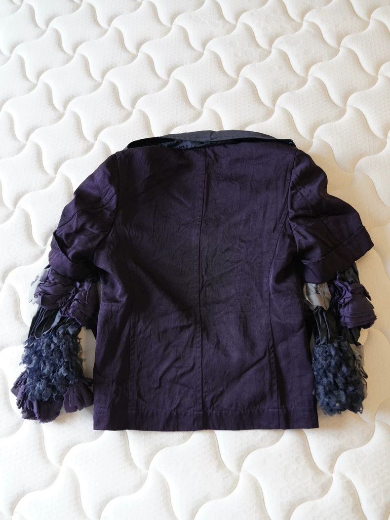 Comme des Garcons Comme des Garcons Deep purple coat Size S / US 4 / IT 40 - 3 Thumbnail