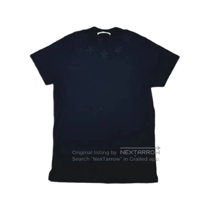 Givenchy GIVENCHY Men's Cotton Star Embroidery Short-Sleeve T-Shirt. Size US XS / EU 42 / 0 - 2 Thumbnail