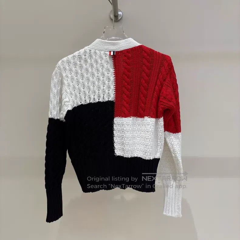 Thom Browne Thom Browne Classic Color Blocked Cardigan Size US S / EU 44-46 / 1 - 2 Thumbnail