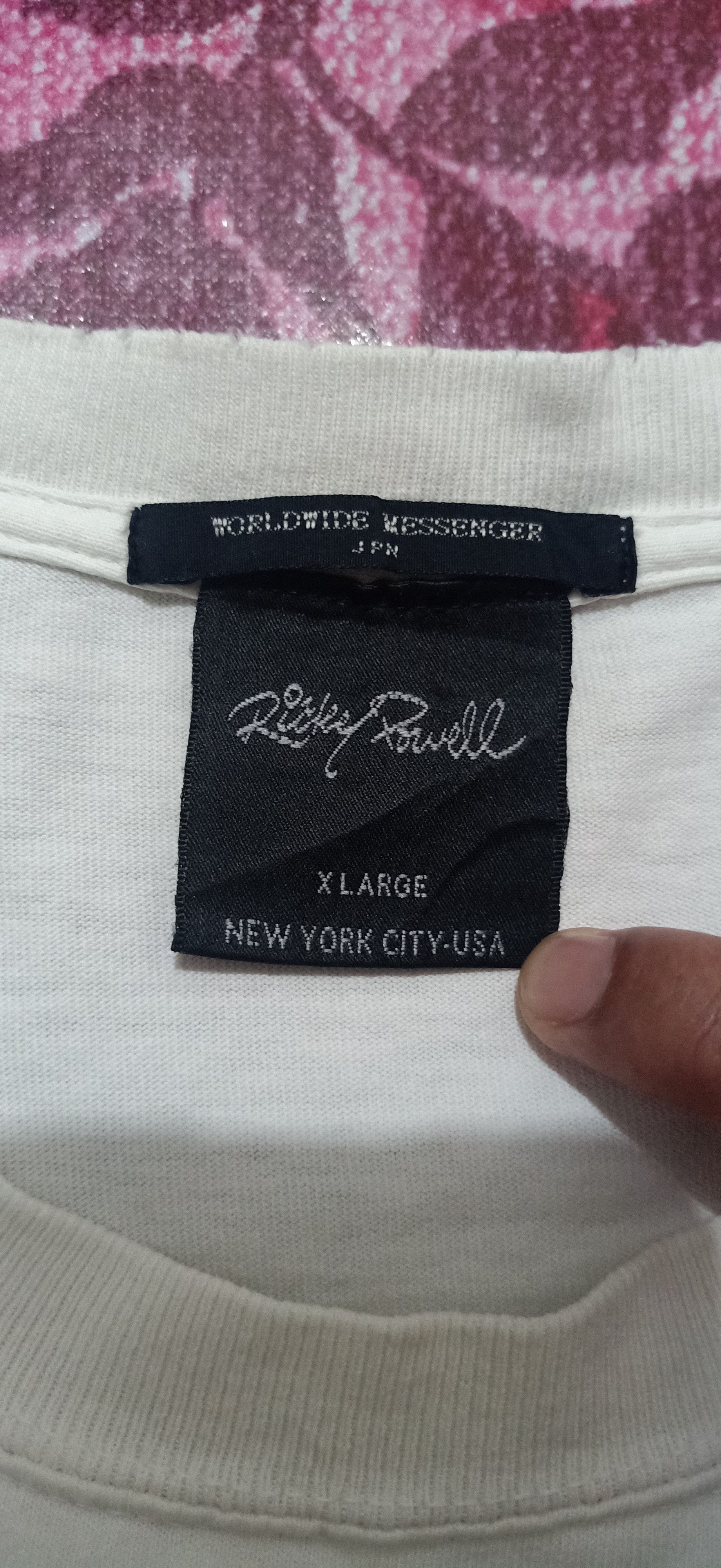 Band Tees Vtg Ricky Powell NYC distressed tee Size US L / EU 52-54 / 3 - 4 Thumbnail