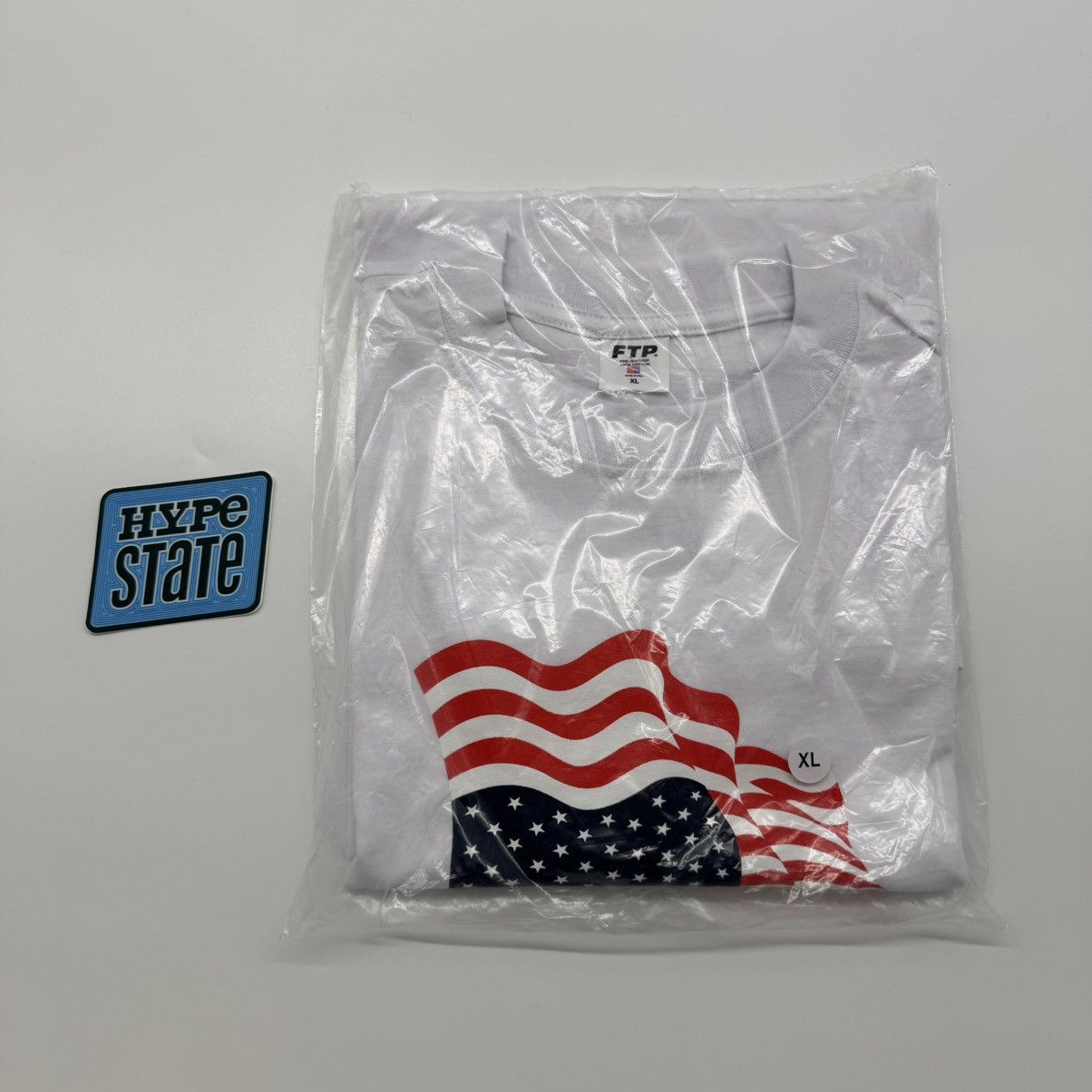 Fuck The Population FTP Distress Flag Tee White Size US XL / EU 56 / 4 - 1 Thumbnail