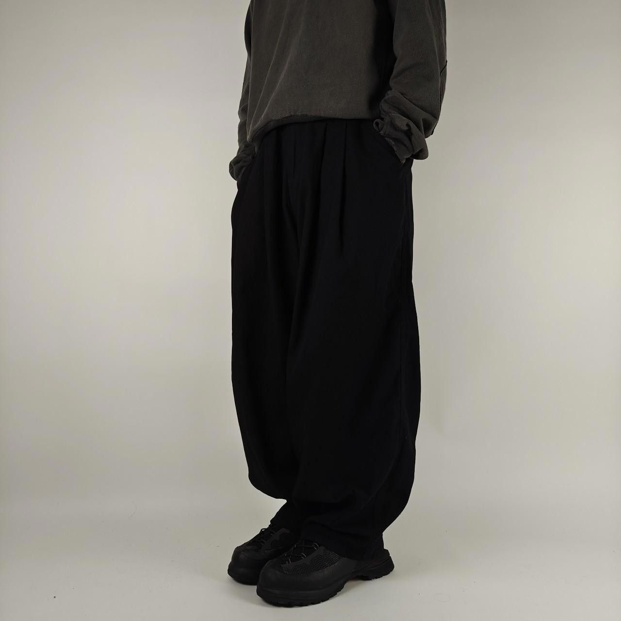 Other Japanese Black Wide Leg Balloon Pants Size US 32 / EU 48 - 6 Thumbnail