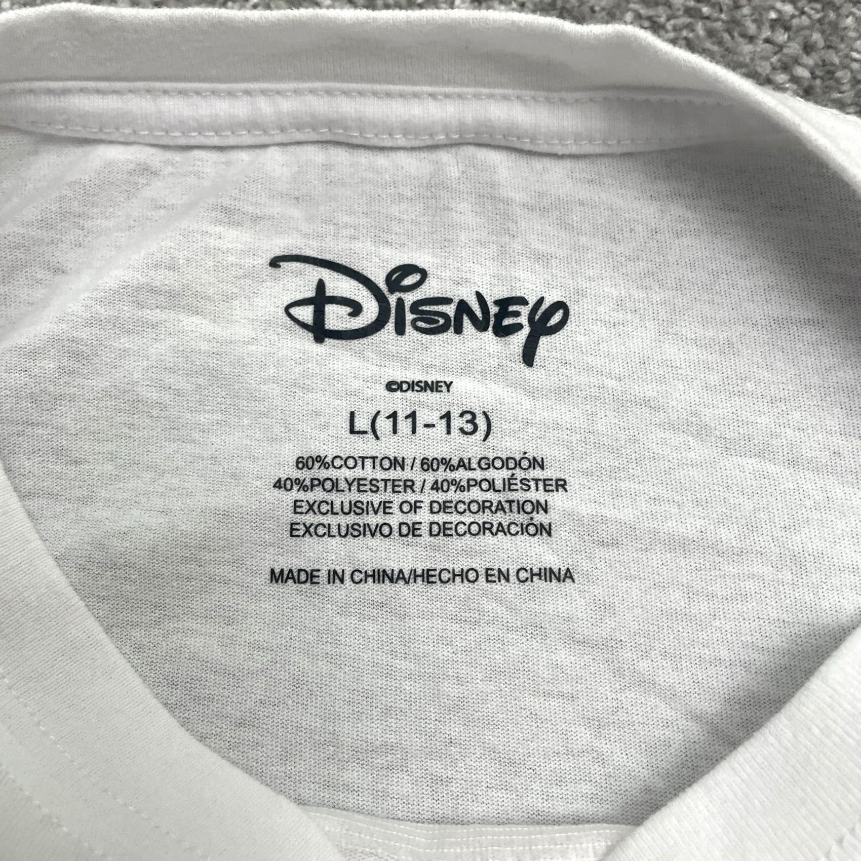 Disney Disney Bambi Embroidered Graphic T-Shirt Womens Large White Crew Neck Casual Tee Size L / US 10 / IT 46 - 4 Thumbnail
