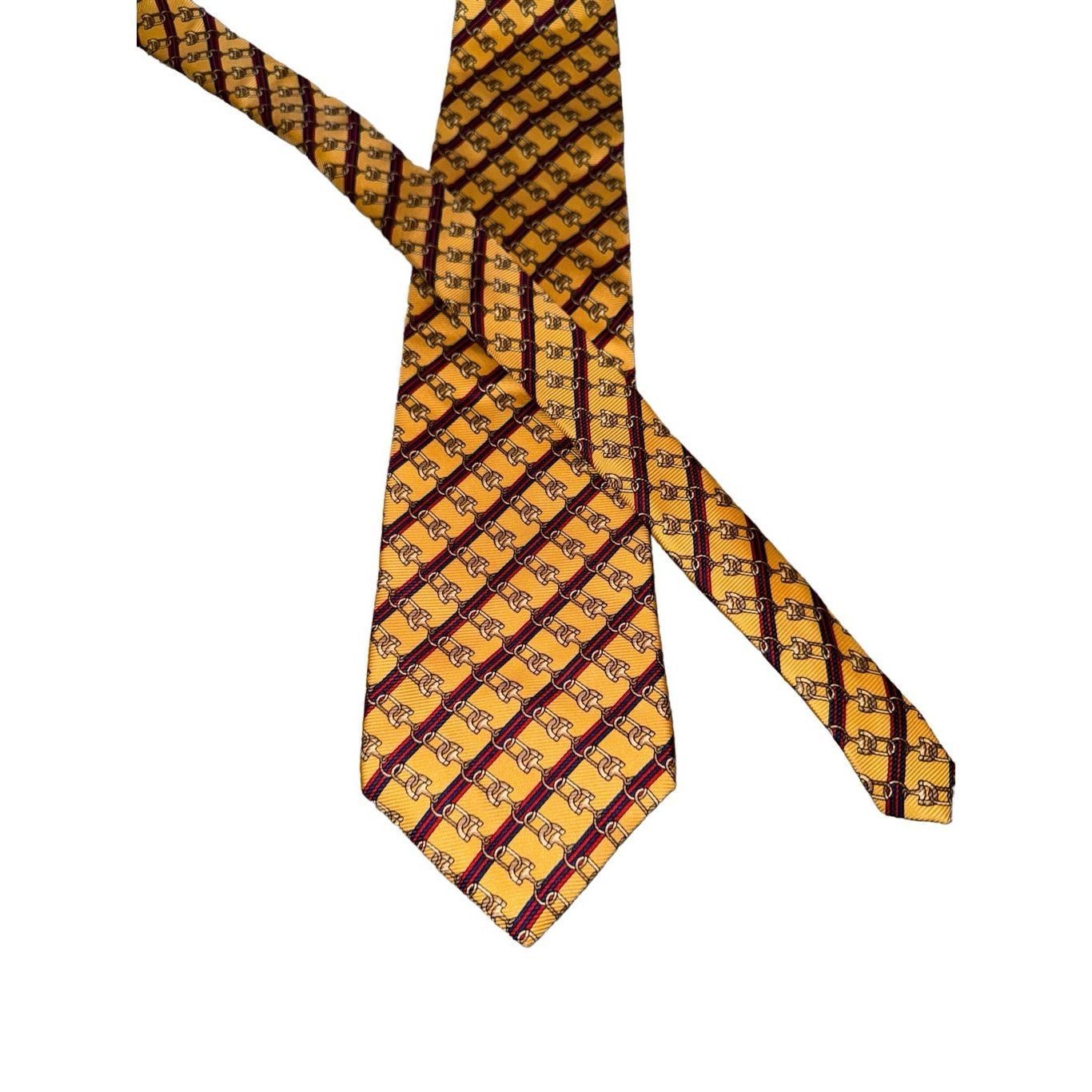 Aquascutum Aquascutum of London Golden Iconic Horsebit Rep Stripe Handm Size ONE SIZE - 1 Thumbnail