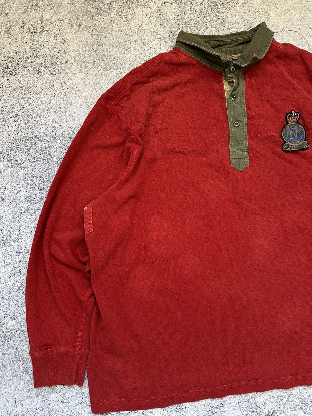 Polo Ralph Lauren Great Britain Polo Ralph Lauren Long Sleeve Flag Y2K Size US XXL / EU 58 / 5 - 5 Thumbnail