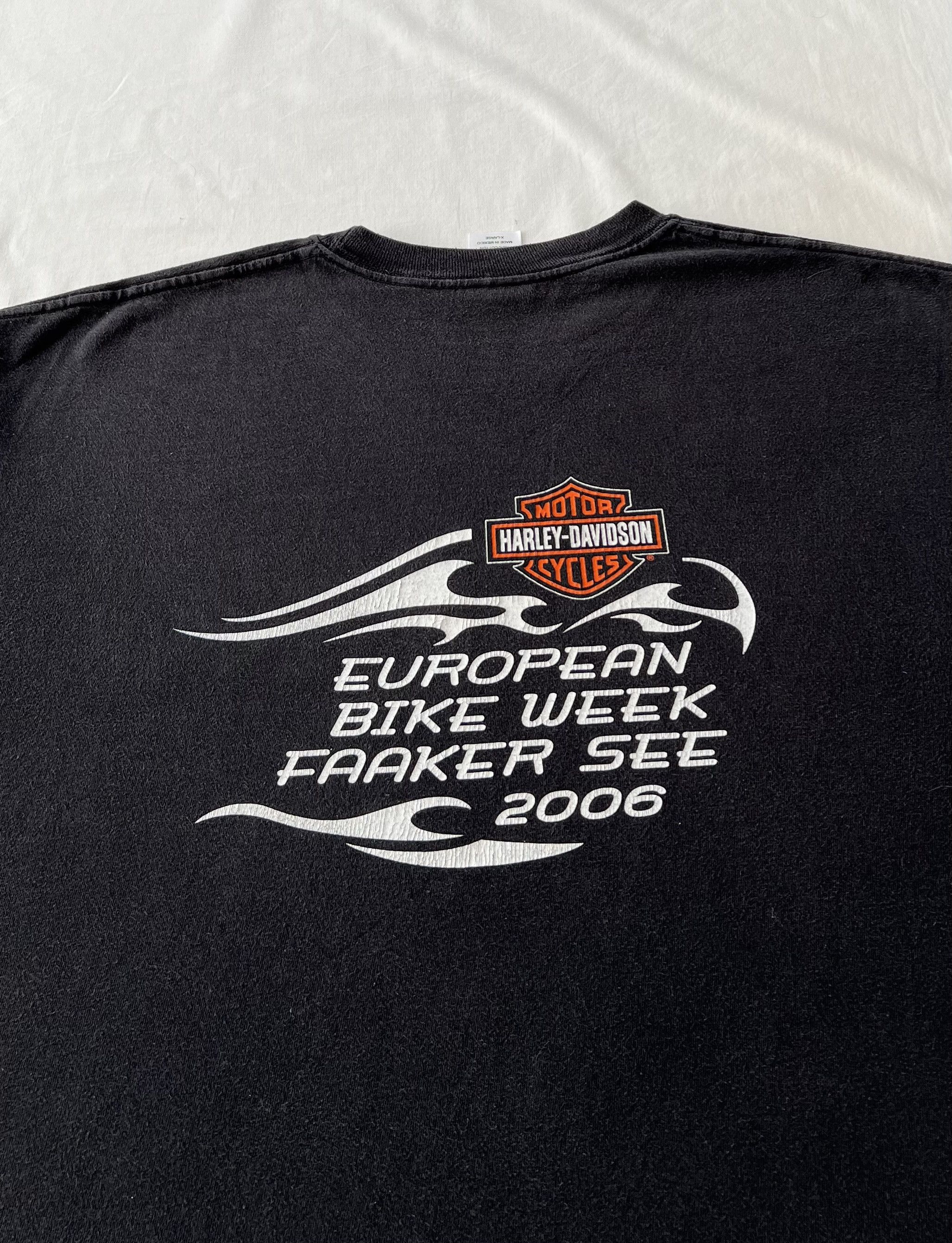 Harley Davidson Vintage 2006 Harley Davidson Motorcycle Bike Week T-shirt Size US XL / EU 56 / 4 - 11 Thumbnail