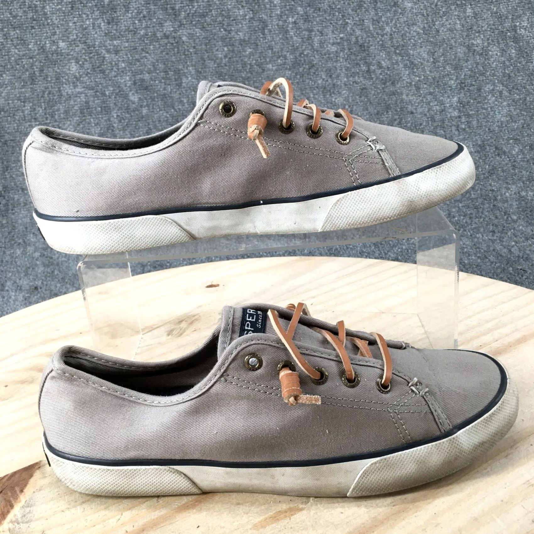 Sperry SPERRY Top Sider Sneaker Gray Fabric Low Top Womens 8.5M Seacoast Sts95729 Size M / US 6-8 / IT 42-44 - 2 Thumbnail