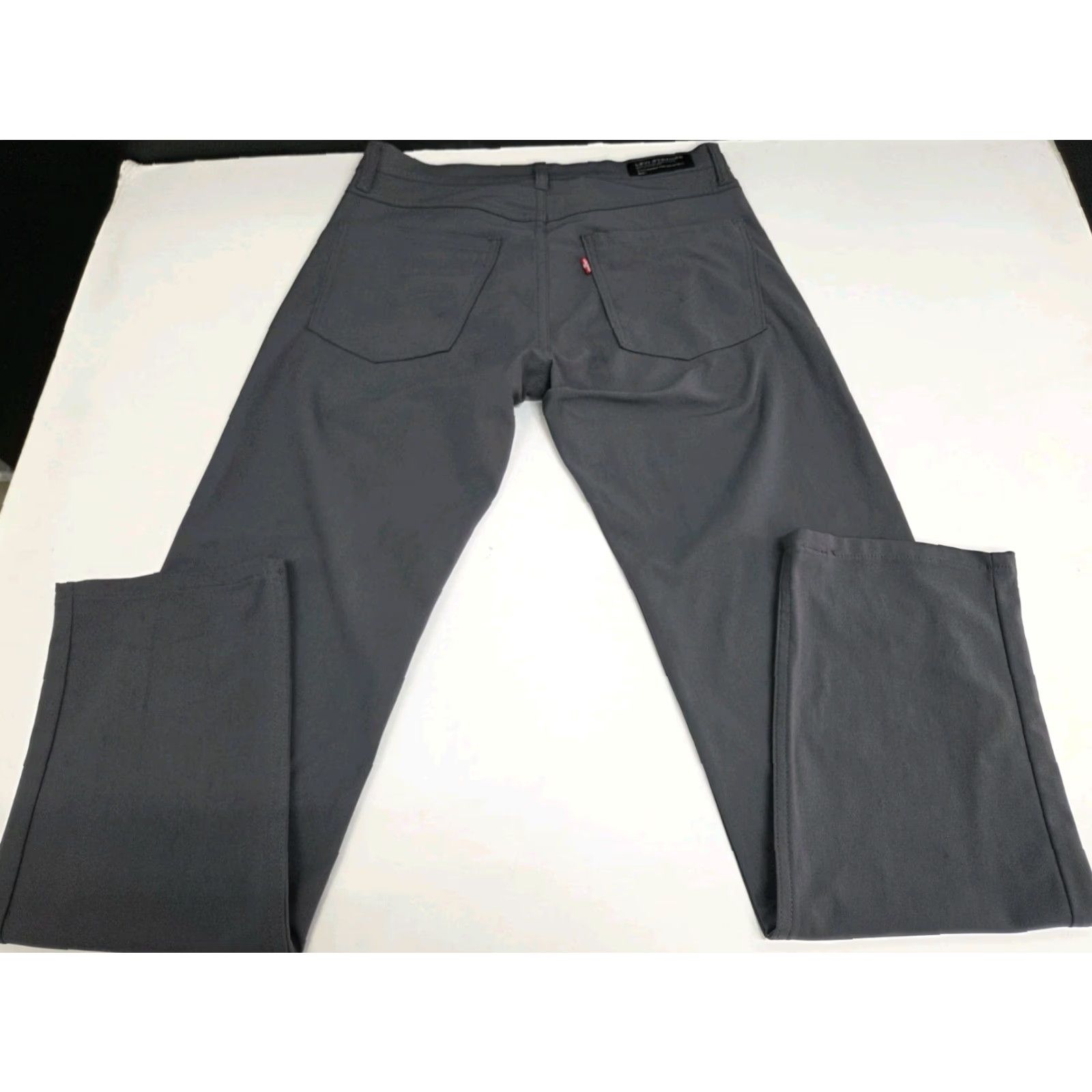 Levi's Levi's Mens 511 Slim Performance Tech Pants Grey 31/32 Slim Pockets Zip Back Pocket Lightweight Comfort 100% Polyester Regular Tapered Knit Size US 31 - 2 Thumbnail