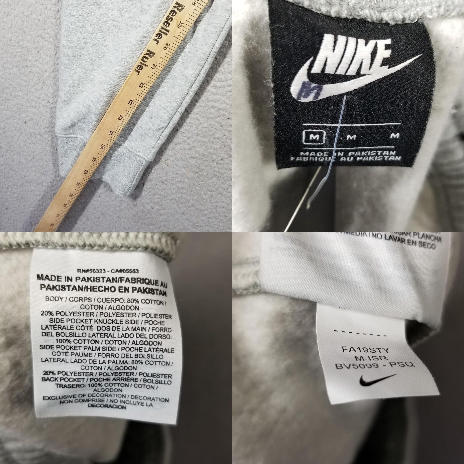 Nike NWT Nike JDI Just Do It Fleece Joggers Pants Men Medium BV5099 Sportswear Nike Just Do It Pants Joggers Fleece Medium Gray BV5099 NWT Size US 31 - 8 Thumbnail