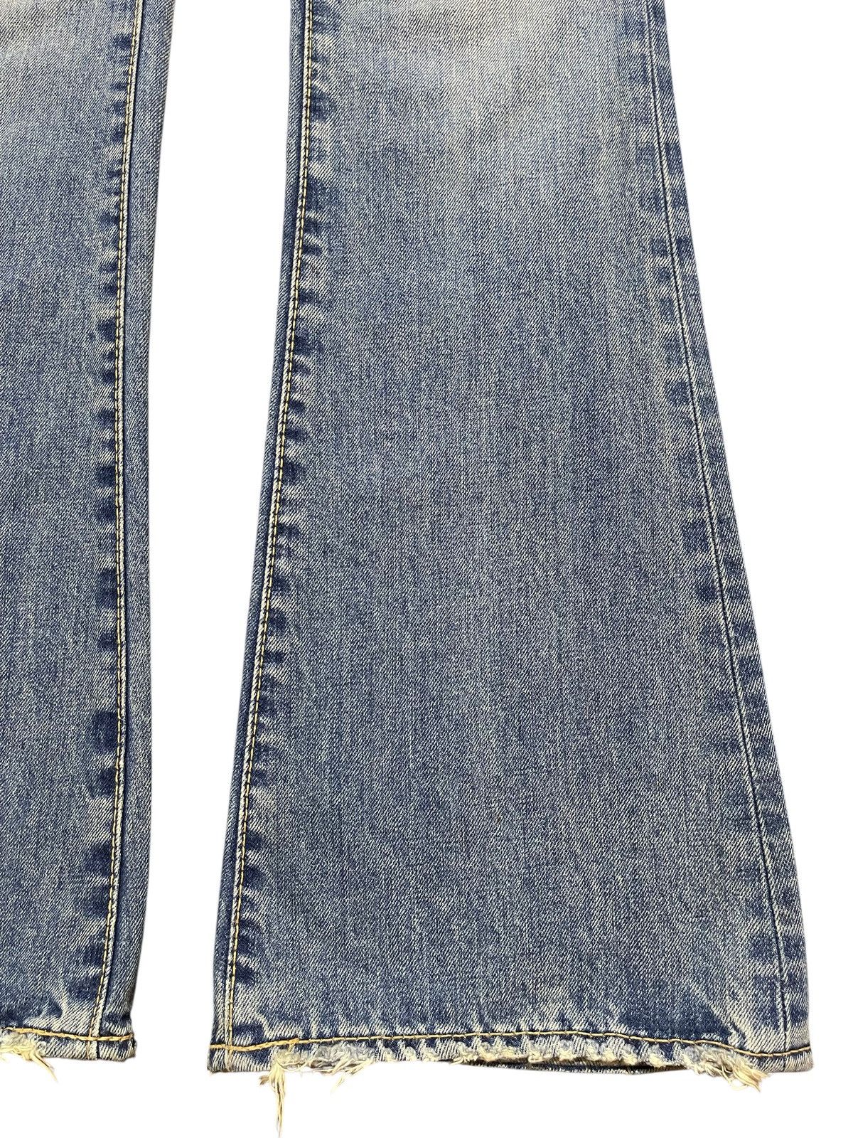 Hysteric Glamour Vintage Japanese Brand Blue Faded Ocean Wash Flared Jeans Size US 28 / EU 44 - 8 Thumbnail