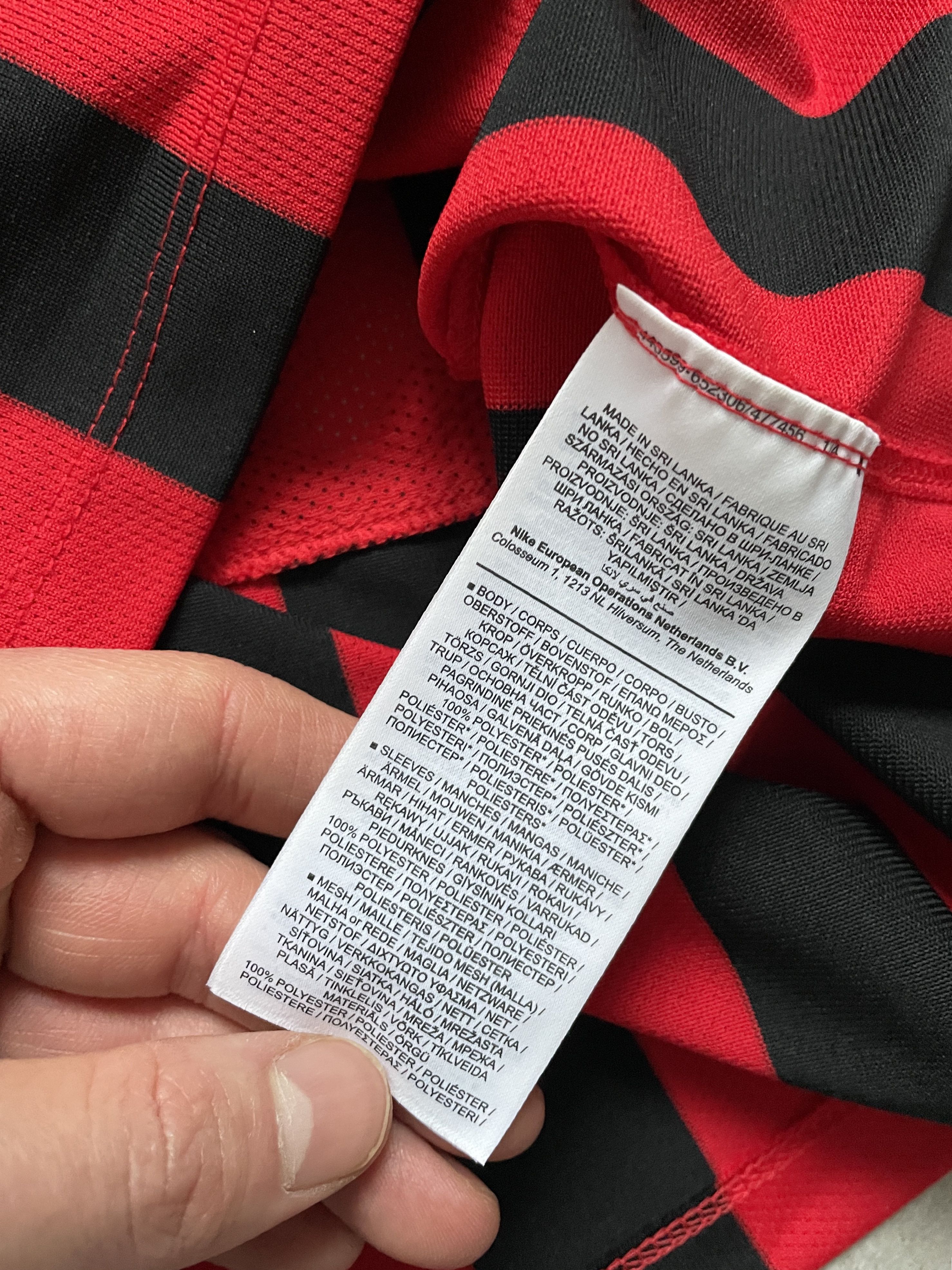 Nike NIKE TEMPLATE RED BLACK SHORTSLEEVES BLOKECORE JERSEY Size US S / EU 44-46 / 1 - 4 Thumbnail
