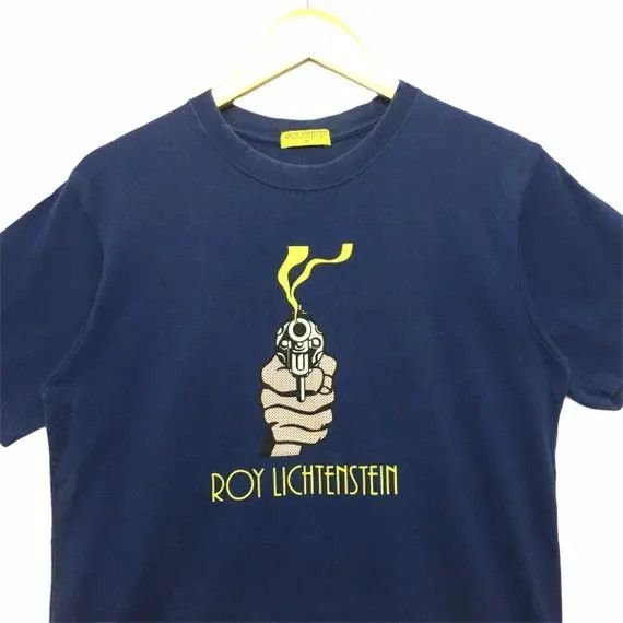 Other Vtg ROY LICHTENSTEIN Smoking Gun Tee shirt Pop Art Shirt Size US M / EU 48-50 / 2 - 9 Thumbnail