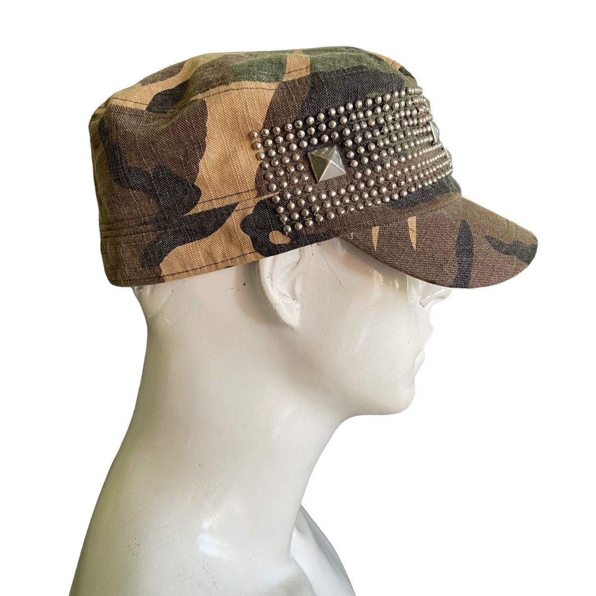 Japanese Brand Camo Studded Patrol Hat ifsixwasnine Size ONE SIZE - 7 Thumbnail