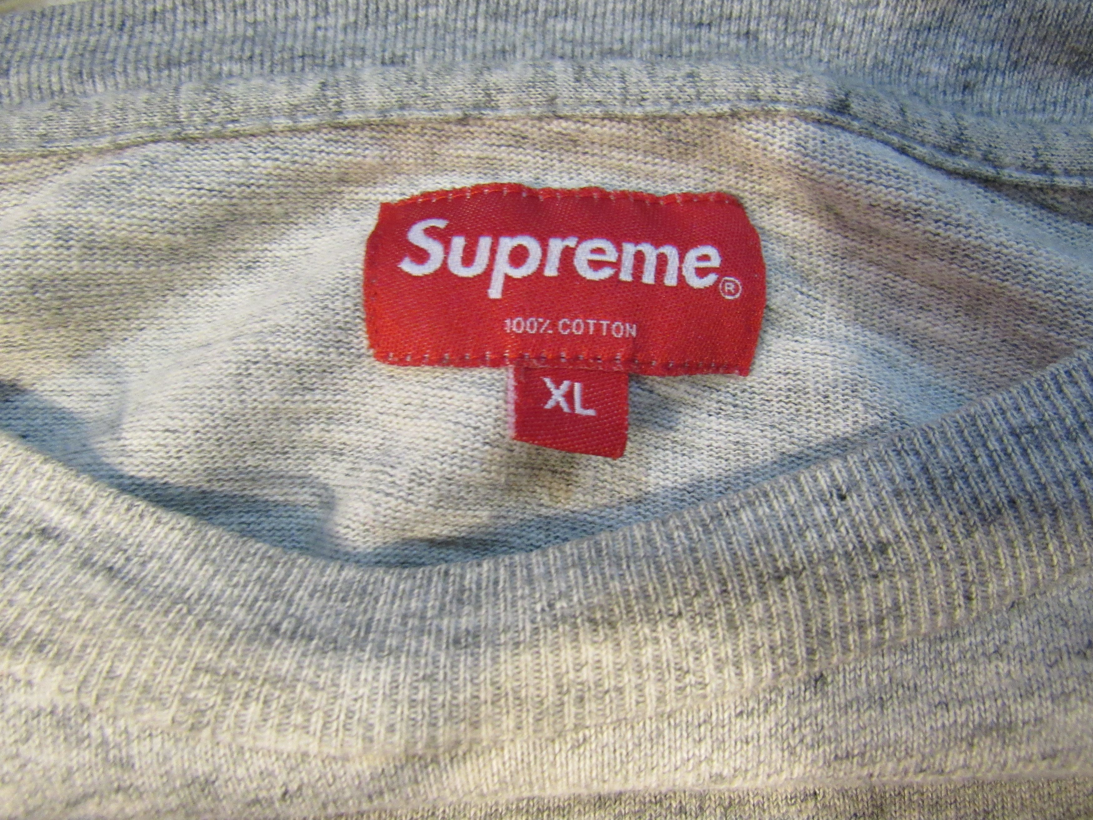 Supreme Supreme Arc Logo LS Top 'Heather Grey' Size US XL / EU 56 / 4 - 3 Thumbnail
