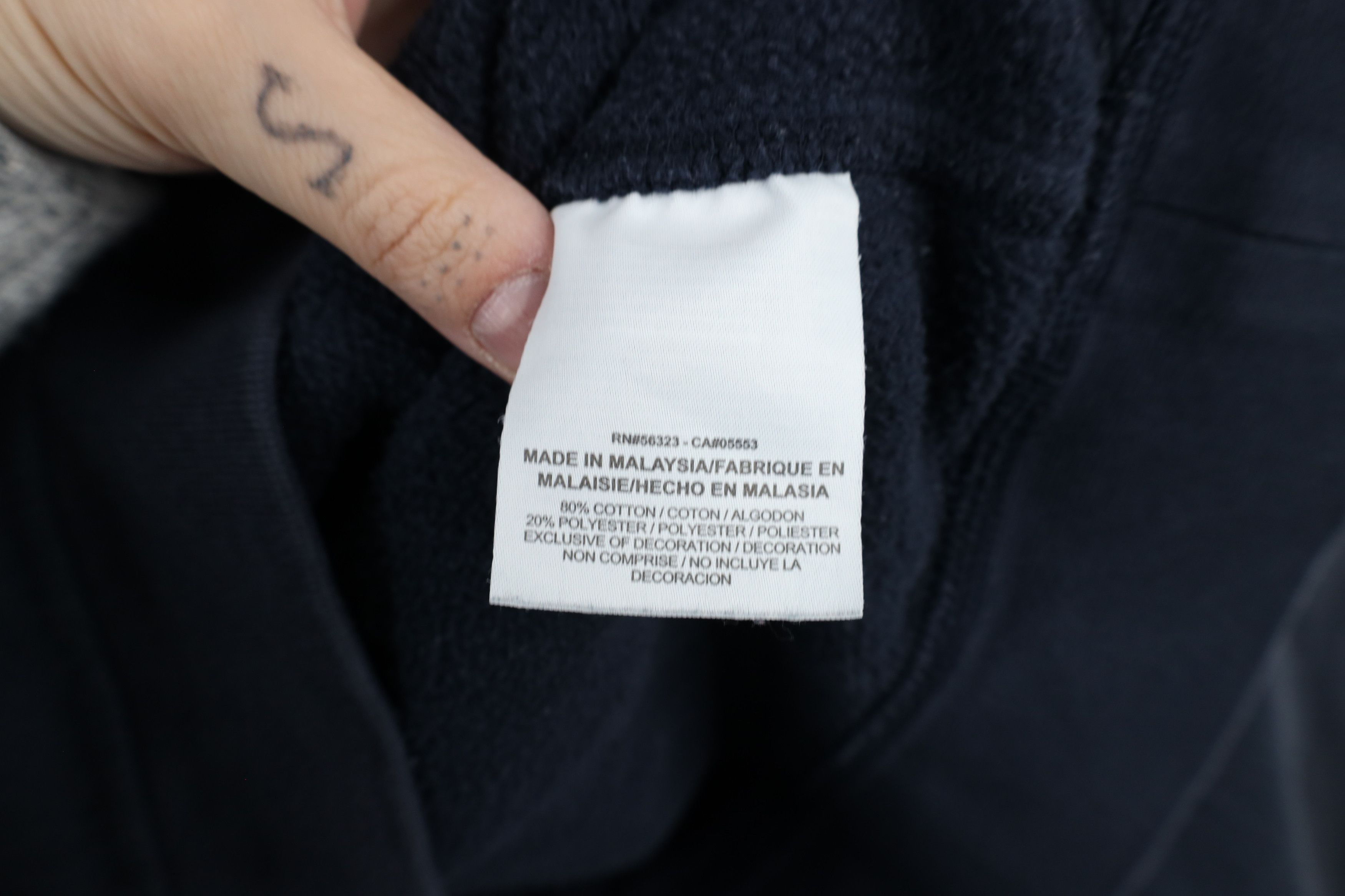 Nike × Vintage Vintage Nike Travis Scott Mini Swoosh Crewneck Sweatshirt Size US XXL / EU 58 / 5 - 8 Thumbnail