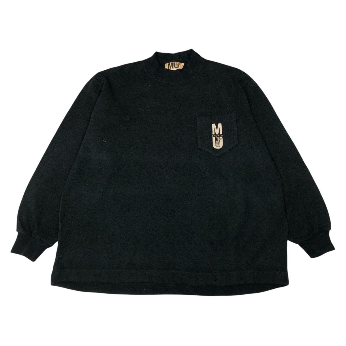Issey Miyake 📌Vintage Sweatshirt Turtle Neck MU Sports Made in Japan Size US M / EU 48-50 / 2 - 1 Thumbnail