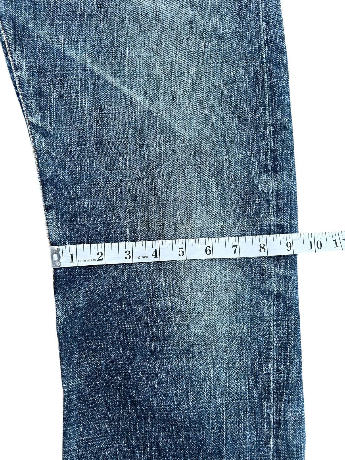Kapital Thrashed Vintage Evisu Selvedge Denim Jeans Size US 32 / EU 48 - 23 Thumbnail