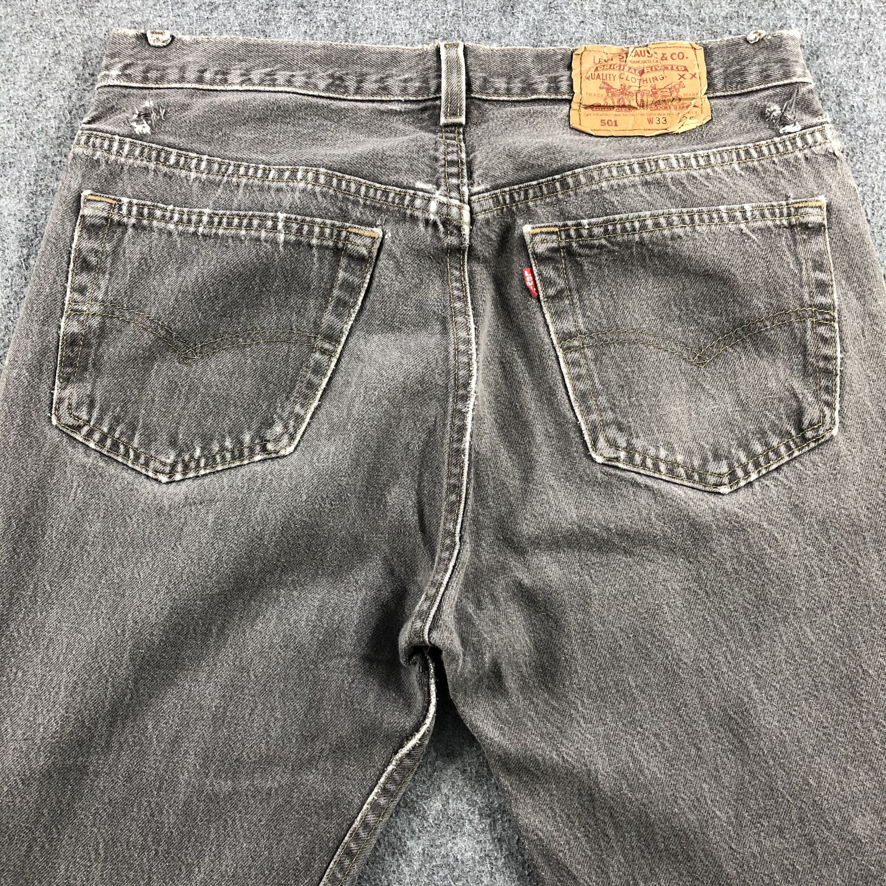 Levi's Vintage 90s Levis 501 Earth Tone Jeans-J1420 Size US 32 / EU 48 - 4 Thumbnail