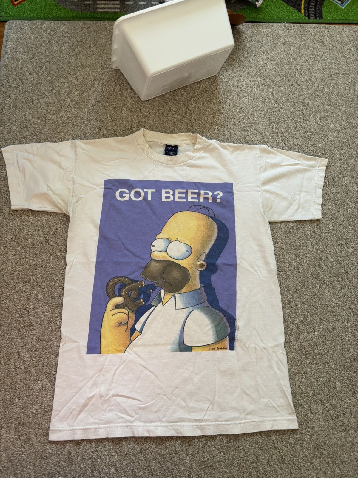 The Simpsons × Vintage Vintage 1995 Homer Simpson got beer t-shirt medium Size US M / EU 48-50 / 2 - 1 Thumbnail