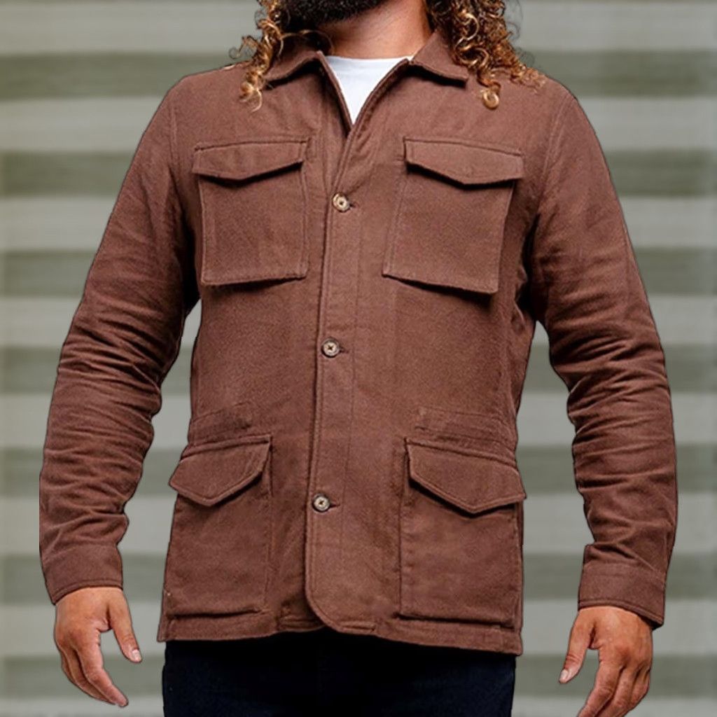 Vintage Mugsy Jacket Mens Brown Mahogany L Sz L Grizzlies Charles Vintage Size US L / EU 52-54 / 3 - 1 Thumbnail