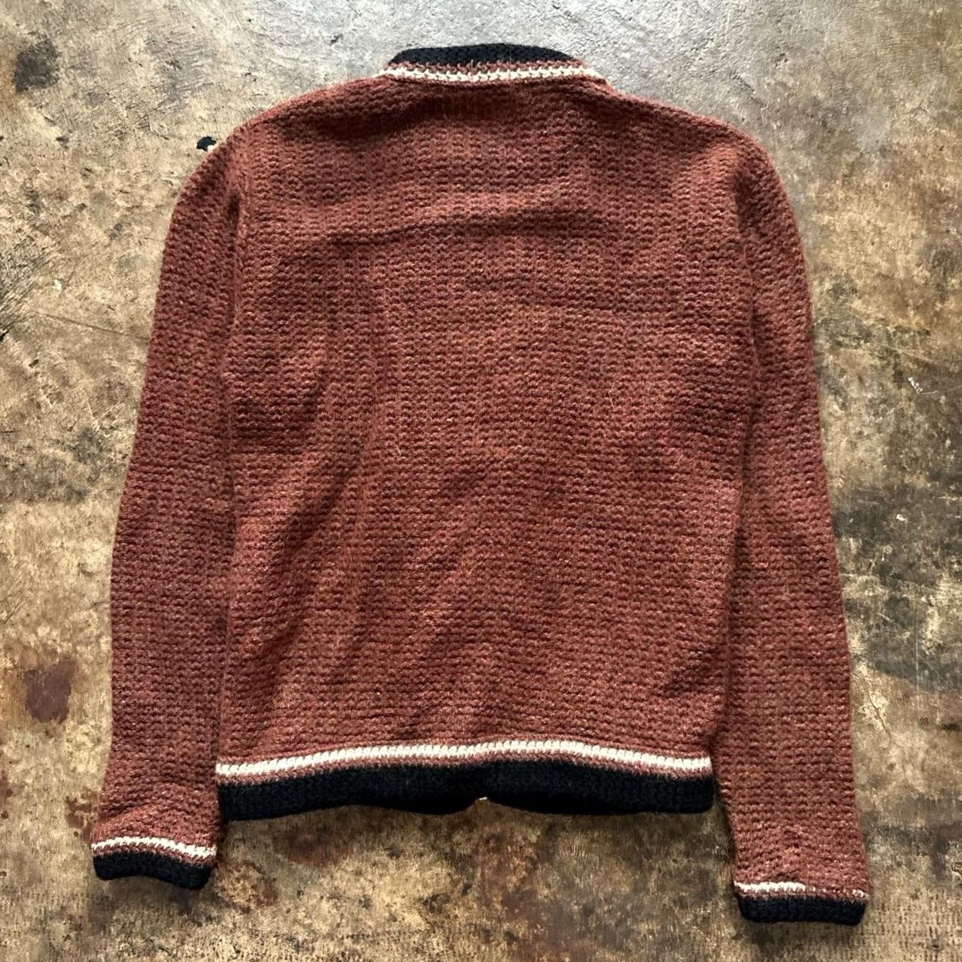 Vintage VINTAGE Rugby Wool Mohair Nynco Zip Up Sweater Medium Shirt Mens Brown Mohair Zip Up Rugby Sweater M Brown Size M / US 6-8 / IT 42-44 - 5 Thumbnail