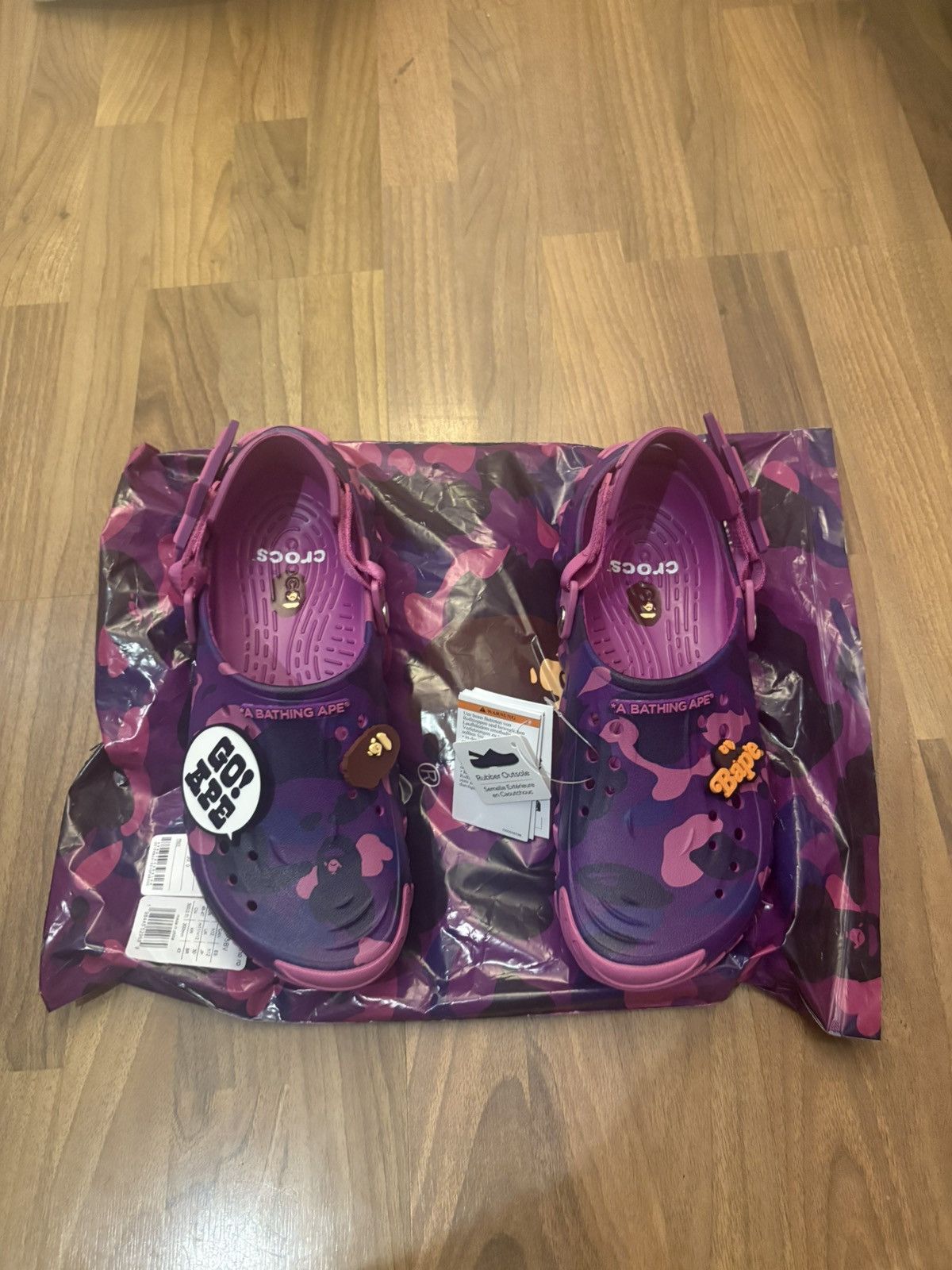 Bape × Crocs BAPE x Crocs Echo RO Clog "Purple Camo" (BNIB) UK 11 Size US 12 / EU 45 - 2 Thumbnail
