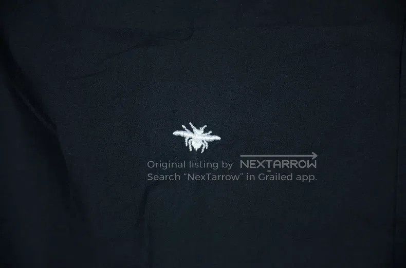 Dior Dior Size38 Little Bee Embroidered Black Shirt Size US XXS / EU 40 - 3 Thumbnail