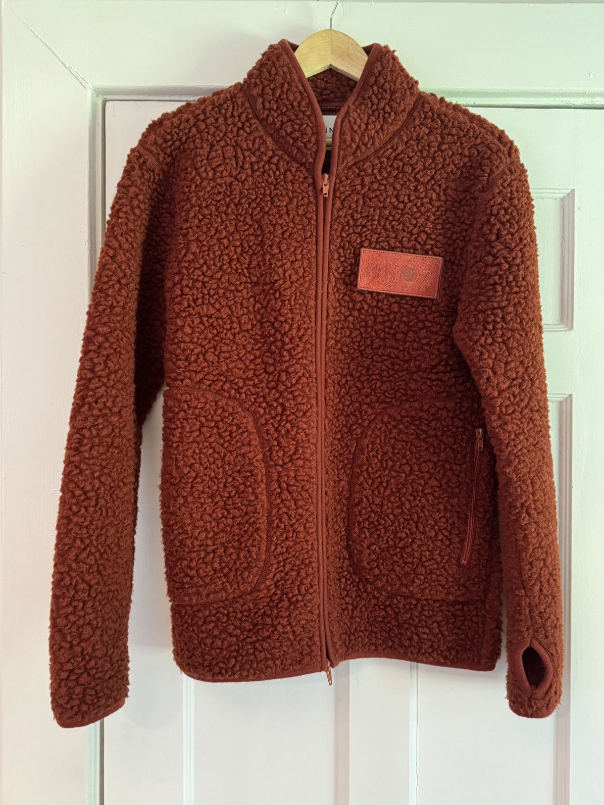 NN07 Mort Fleece Jacket in Rust Size US S / EU 44-46 / 1 - 1 Thumbnail