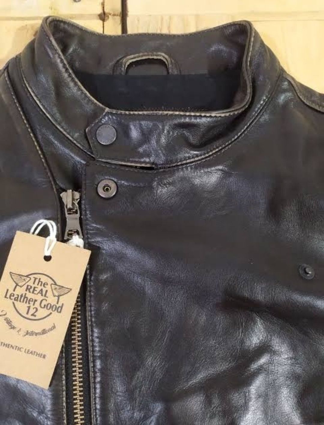 Banana Republic BANANA REPUBLIC LEATHER CAFECTO JACKET Size US L / EU 52-54 / 3 - 2 Thumbnail
