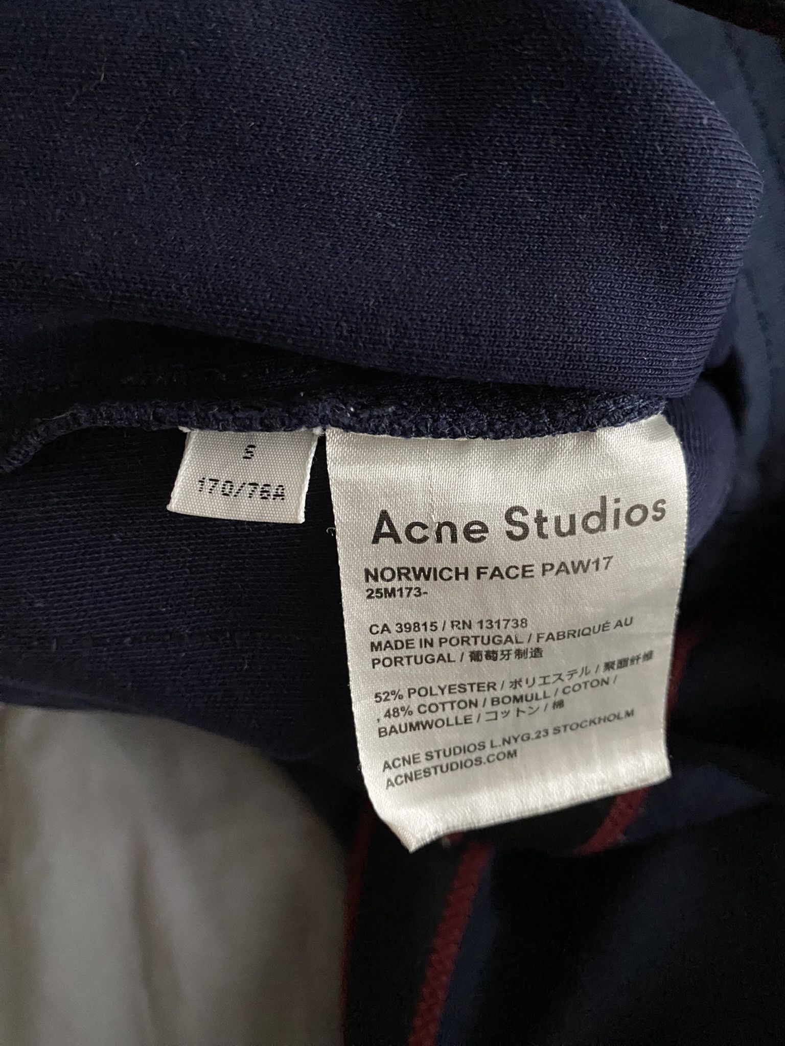Acne Studios $305 - 46/S - Norwich Face Taped Track Pant Size US 30 / EU 46 - 8 Thumbnail