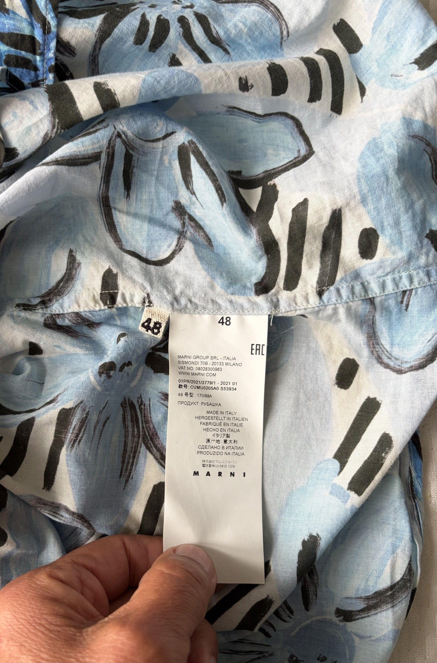 Marni Marni shirt collection 21SS Size US M / EU 48-50 / 2 - 4 Thumbnail