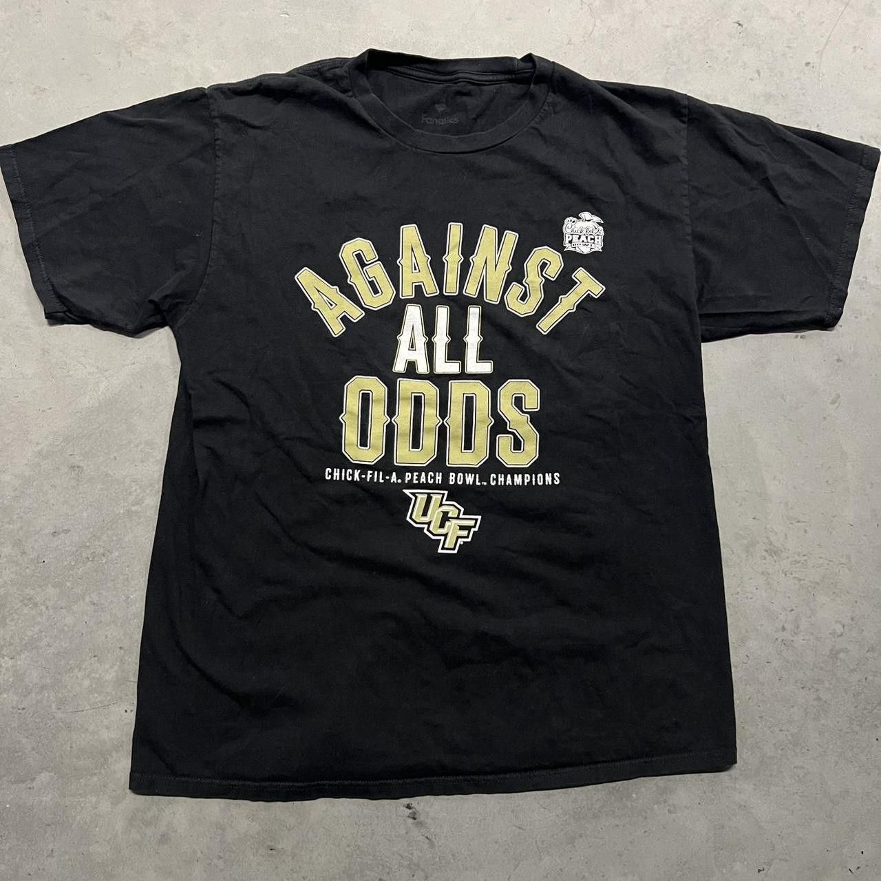 Vintage Vintage Y2K/2000s University of central Florida Peach bowl Champions “against all odds” Graphic Tee! Size US L / EU 52-54 / 3 - 1 Thumbnail