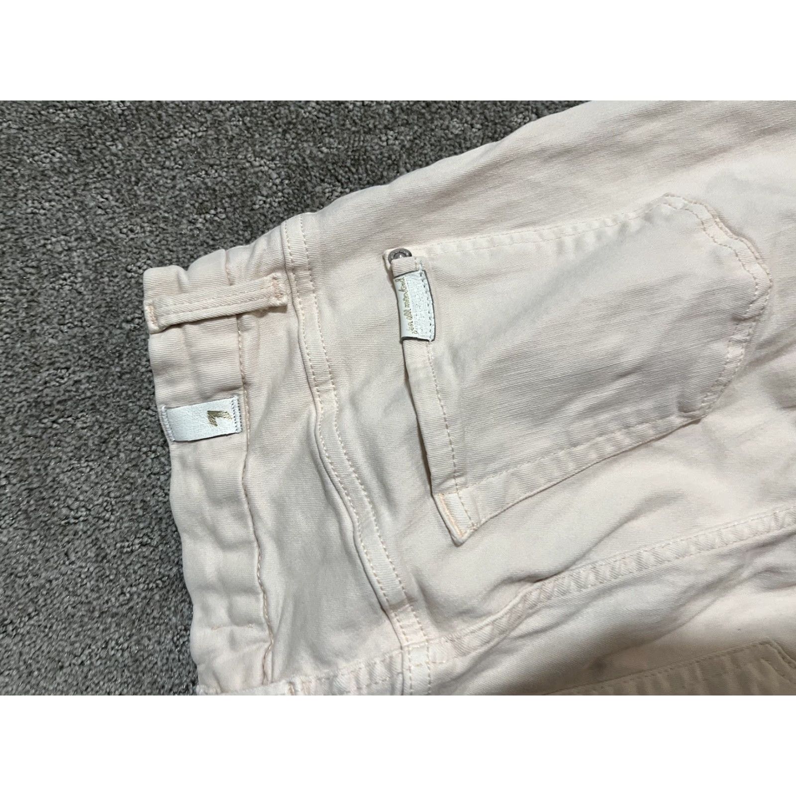 7 For All Mankind VINTAGE 7 for all Mankind Jeans Womens 28 Pink Denim Ankle Skinny Stretch Size 28" / US 6 / IT 42 - 5 Thumbnail