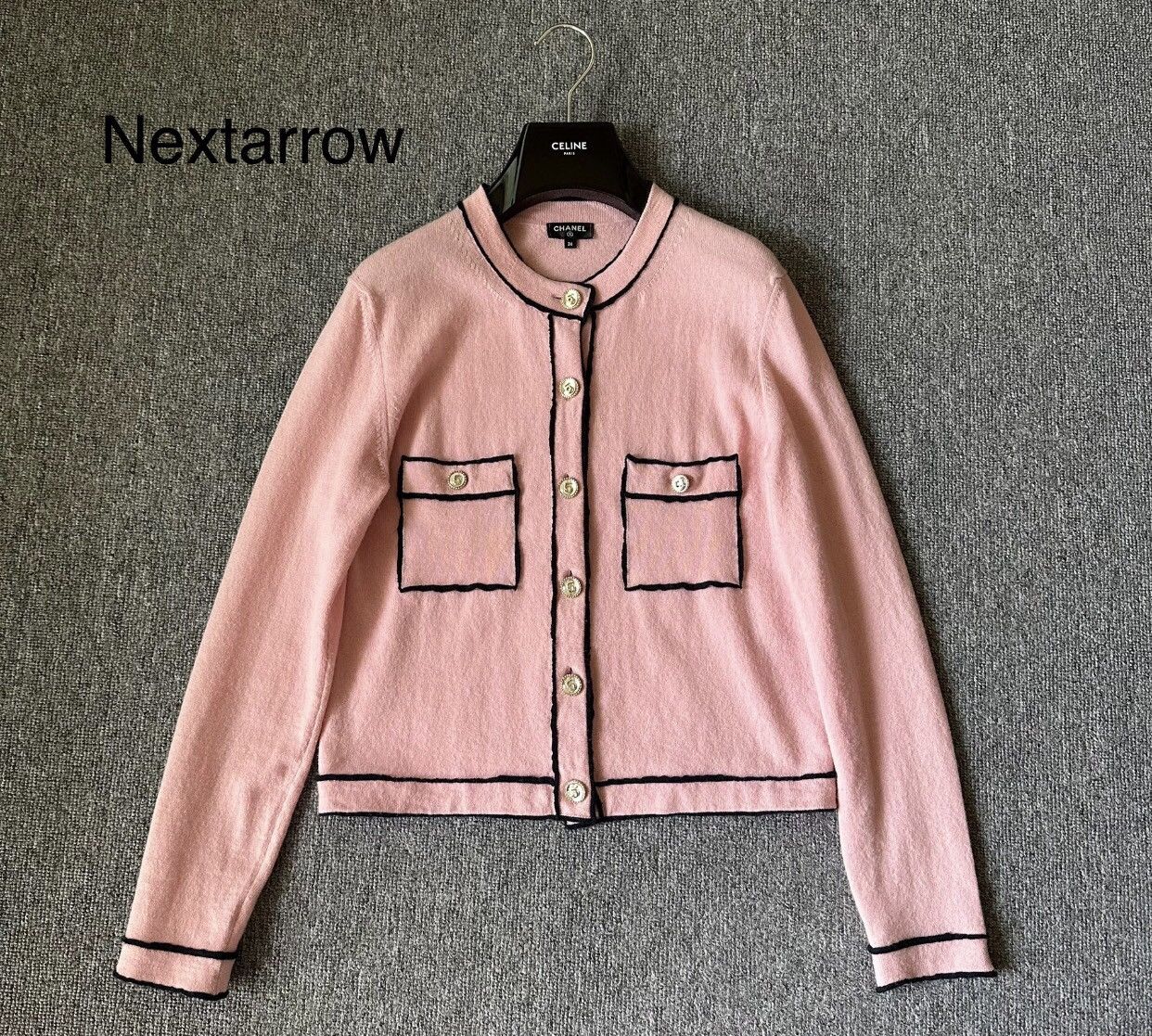 Chanel Chanel Comics Cashmere Knitted Cardigan shirt2412-Nextarrow Size US M / EU 48-50 / 2 - 1 Thumbnail
