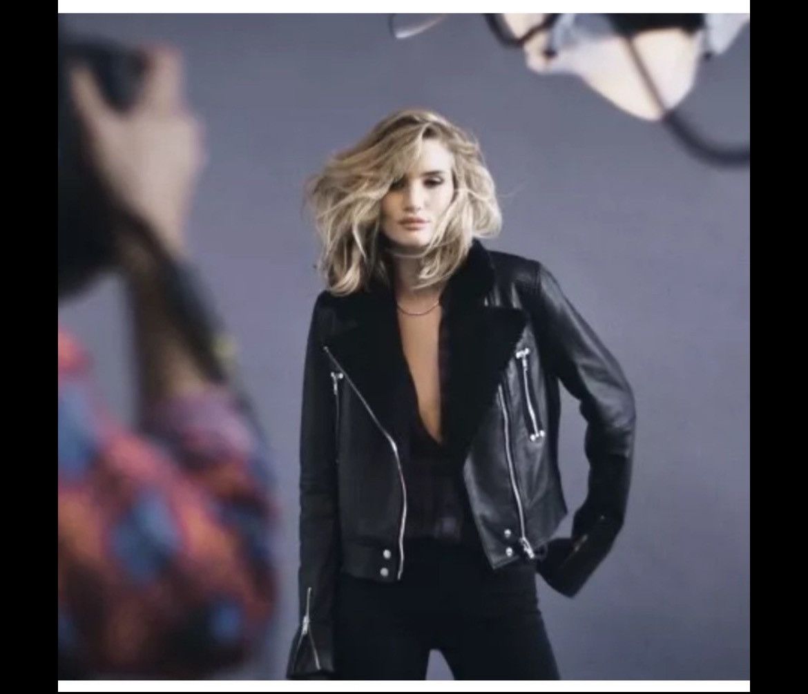Paige PAIGE Rooney Black Leather Moto Jacket *S *NWT Size S / US 4 / IT 40 - 3 Thumbnail