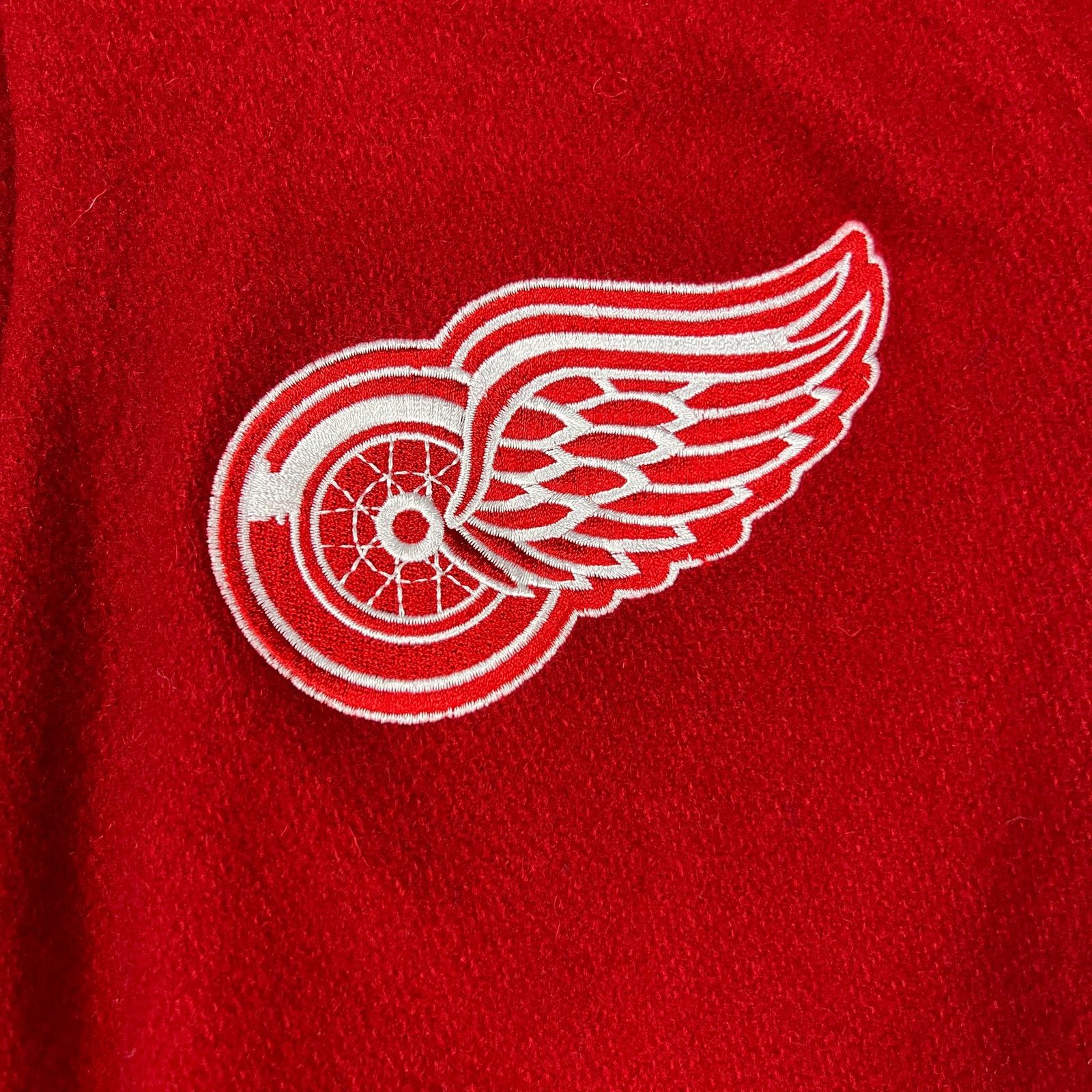 NHL × Vintage VTG 90s Detroit Red Wings Jacket XL NHL Team Hockey Bomber Size US XL / EU 56 / 4 - 4 Thumbnail