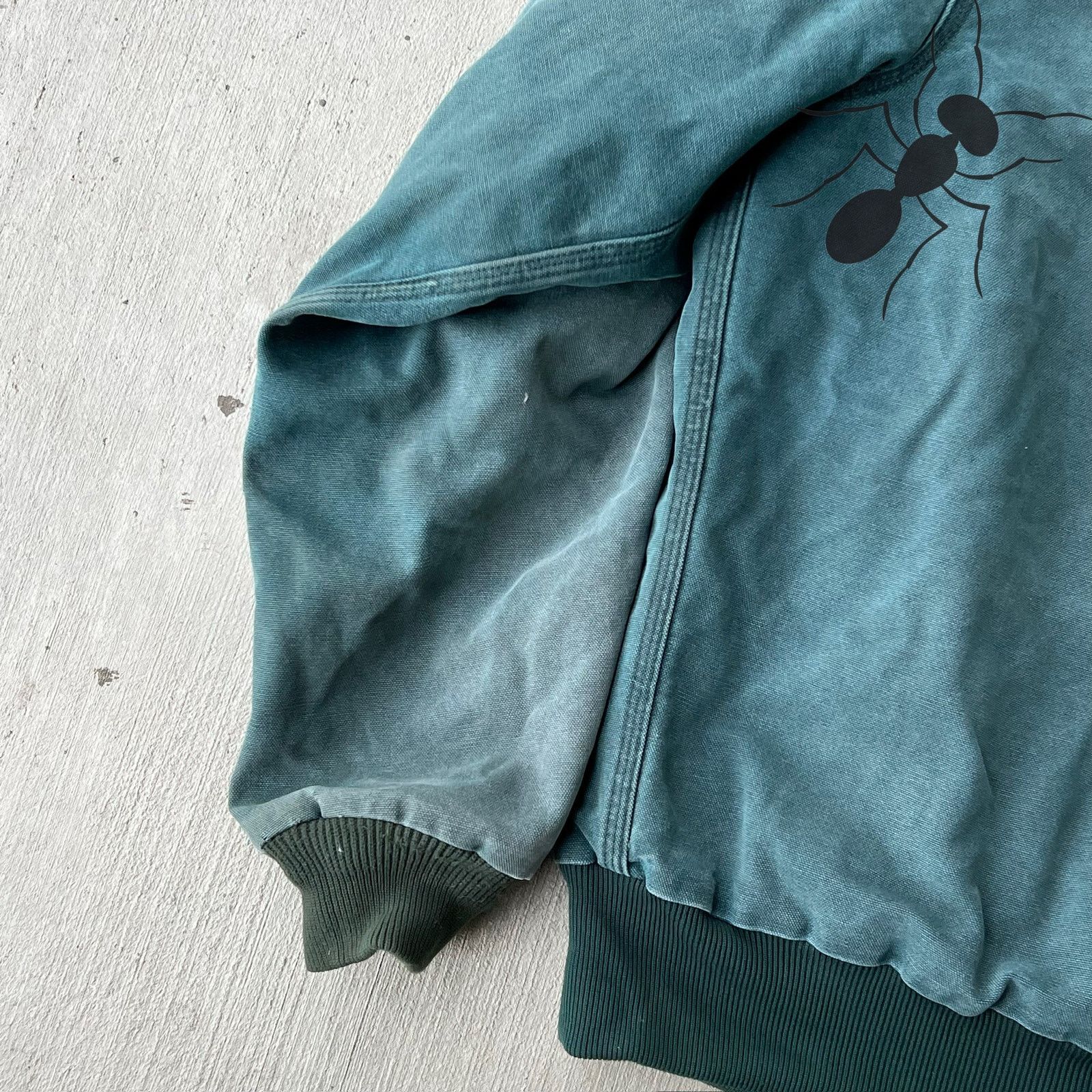 Carhartt × Vintage Carhartt J14 HTG green santa fe work wear jacket Size US XL / EU 56 / 4 - 14 Thumbnail