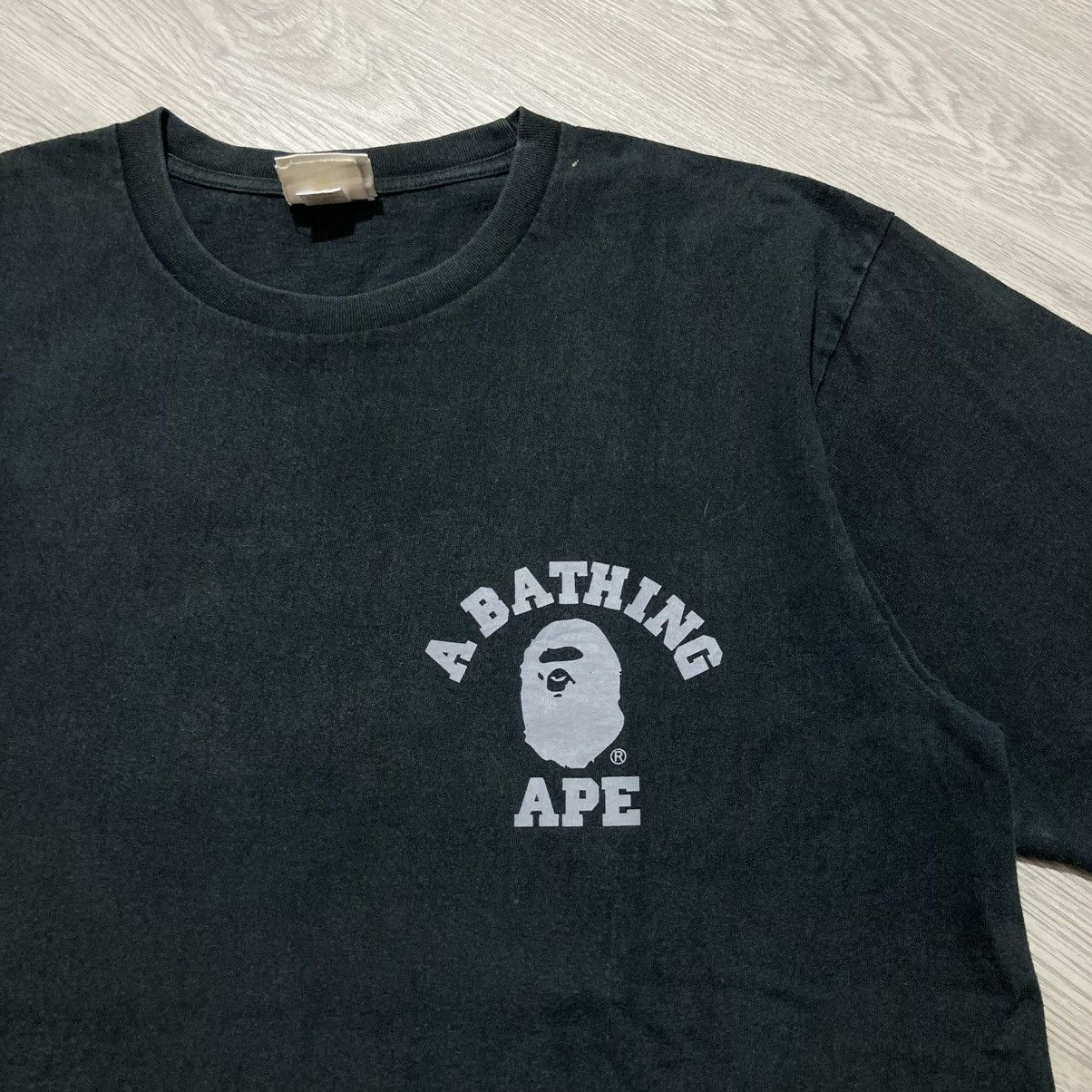 Bape Bape A Bathing Ape College Logo “Together Strong” Tee Black Size US XL / EU 56 / 4 - 3 Thumbnail