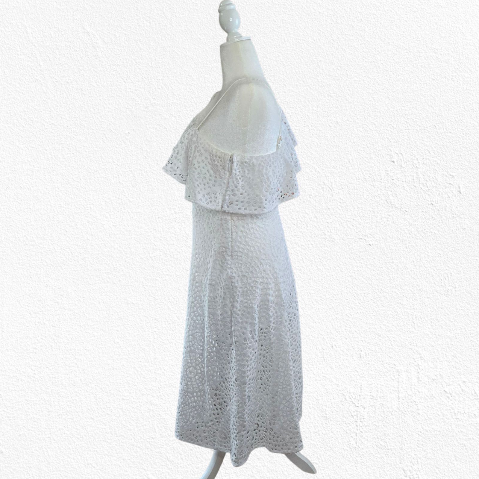 Lilly Pulitzer Lilly Pulitzer Callisto One Shoulder White Dress Size 12 Size XL / US 12-14 / IT 48-50 - 4 Thumbnail